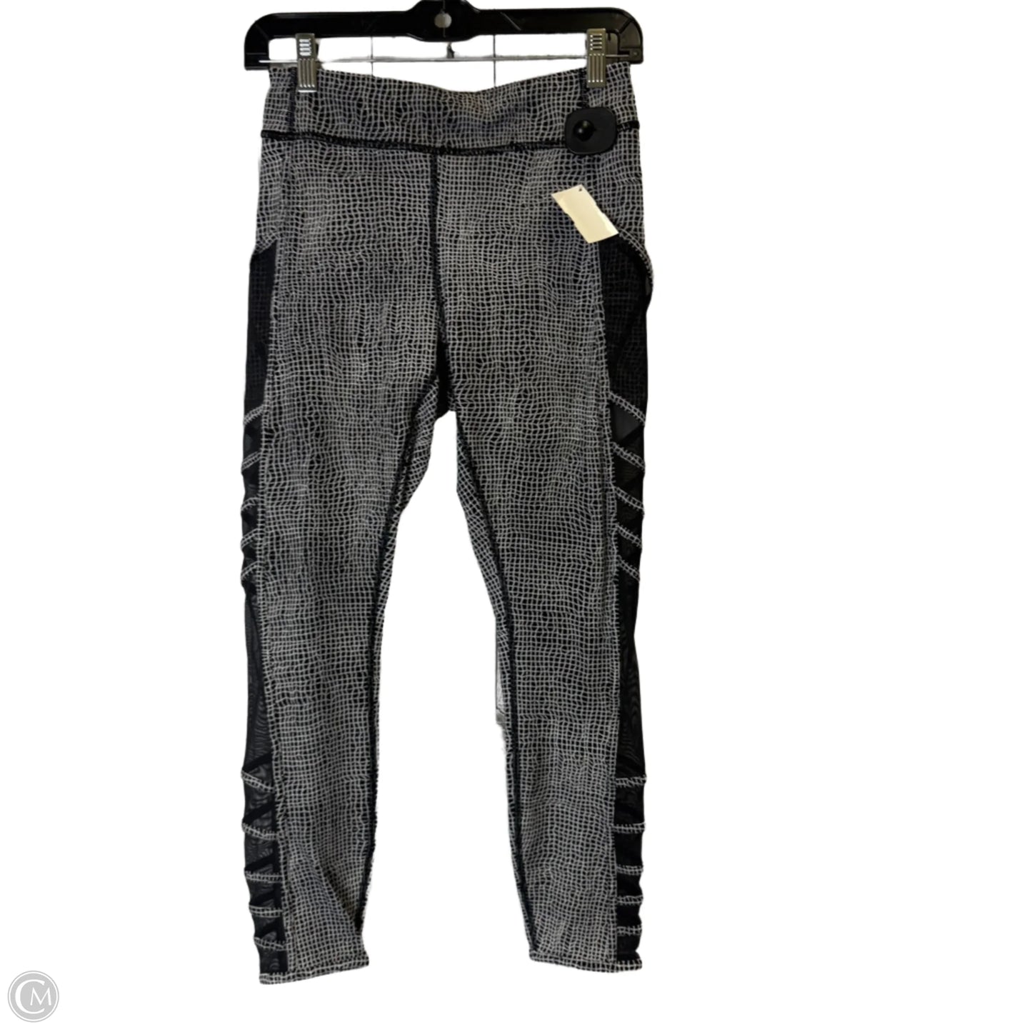Athletic Leggings Capris By Lululemon In Black & White, Size: 0