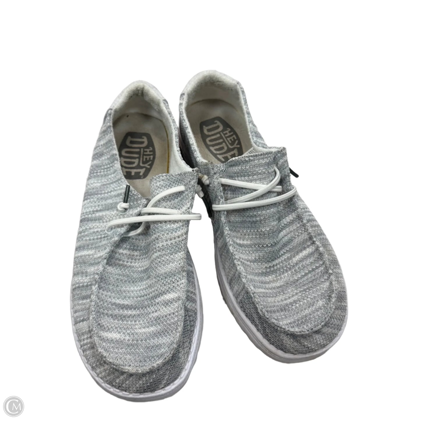 Shoes Sneakers By Hey Dude In Grey, Size: 9