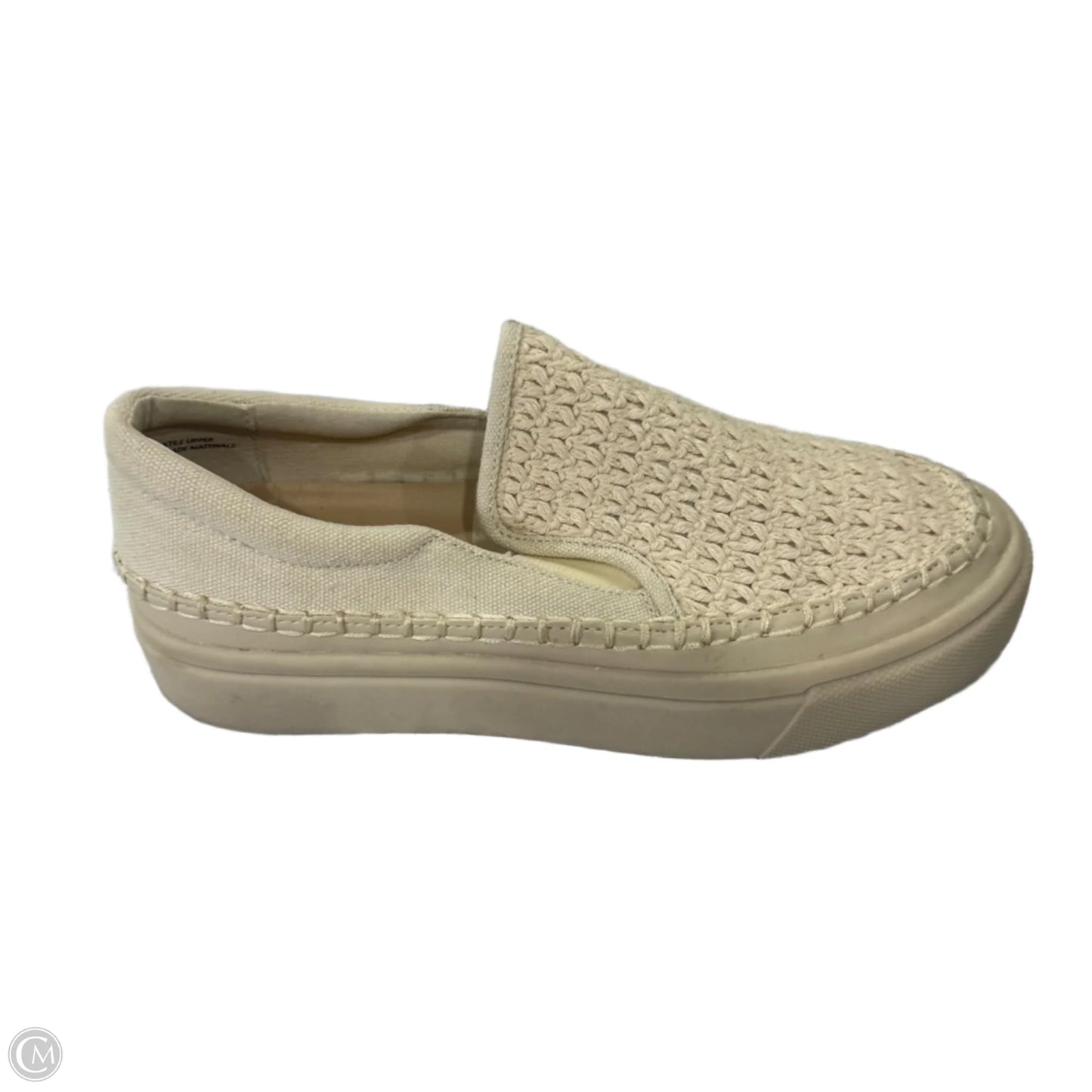 Shoes Sneakers By Dv In Cream, Size: 8