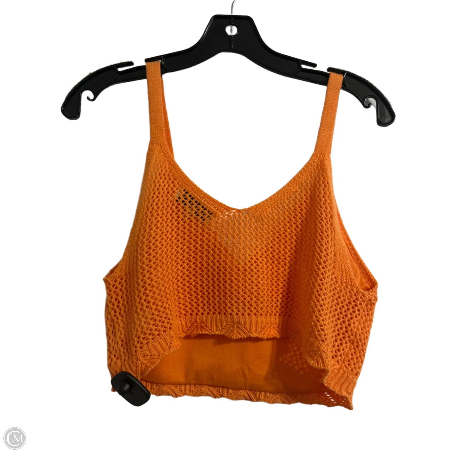 Top Sleeveless By Clothes Mentor In Orange, Size: S