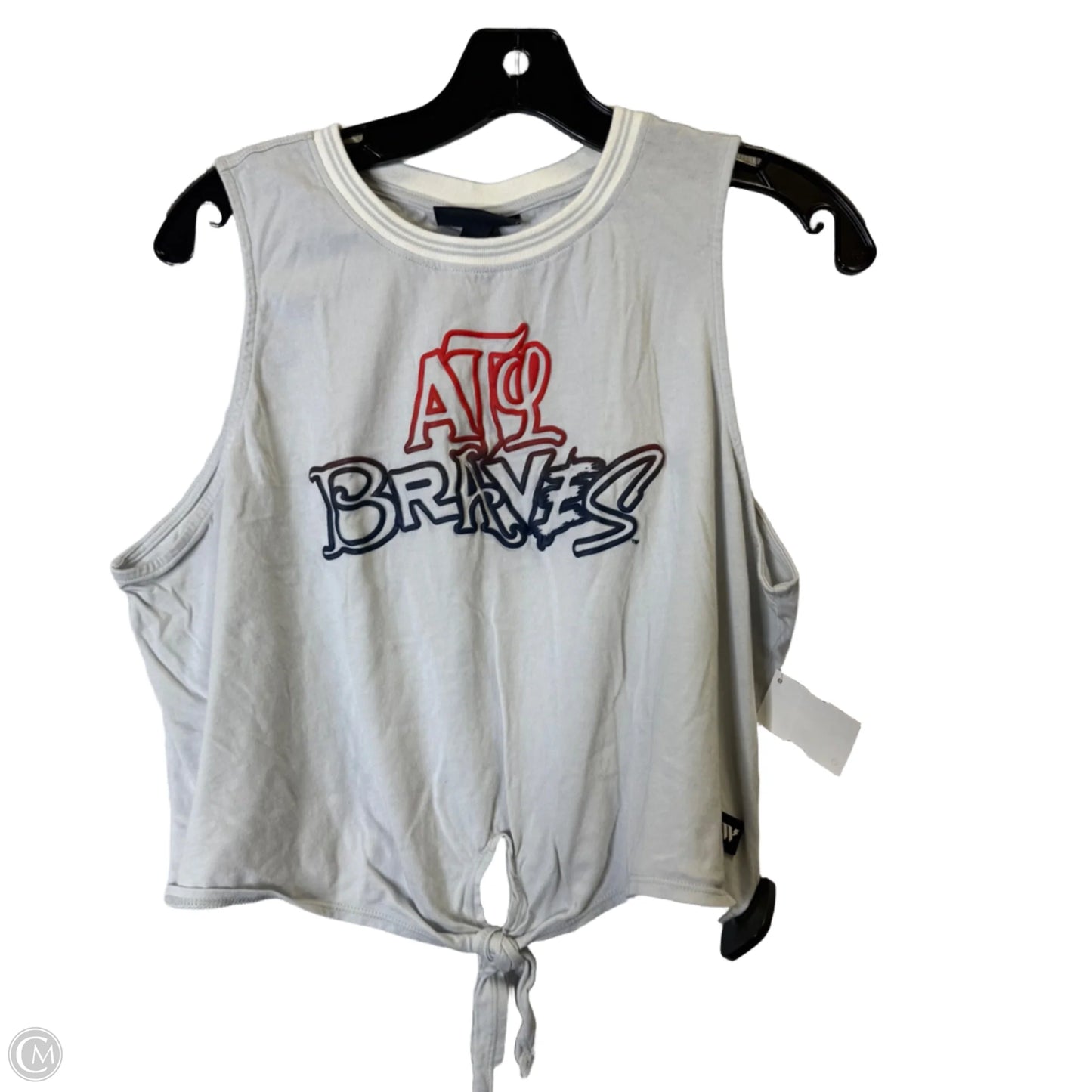 Top Sleeveless By Clothes Mentor In Grey, Size: Xl