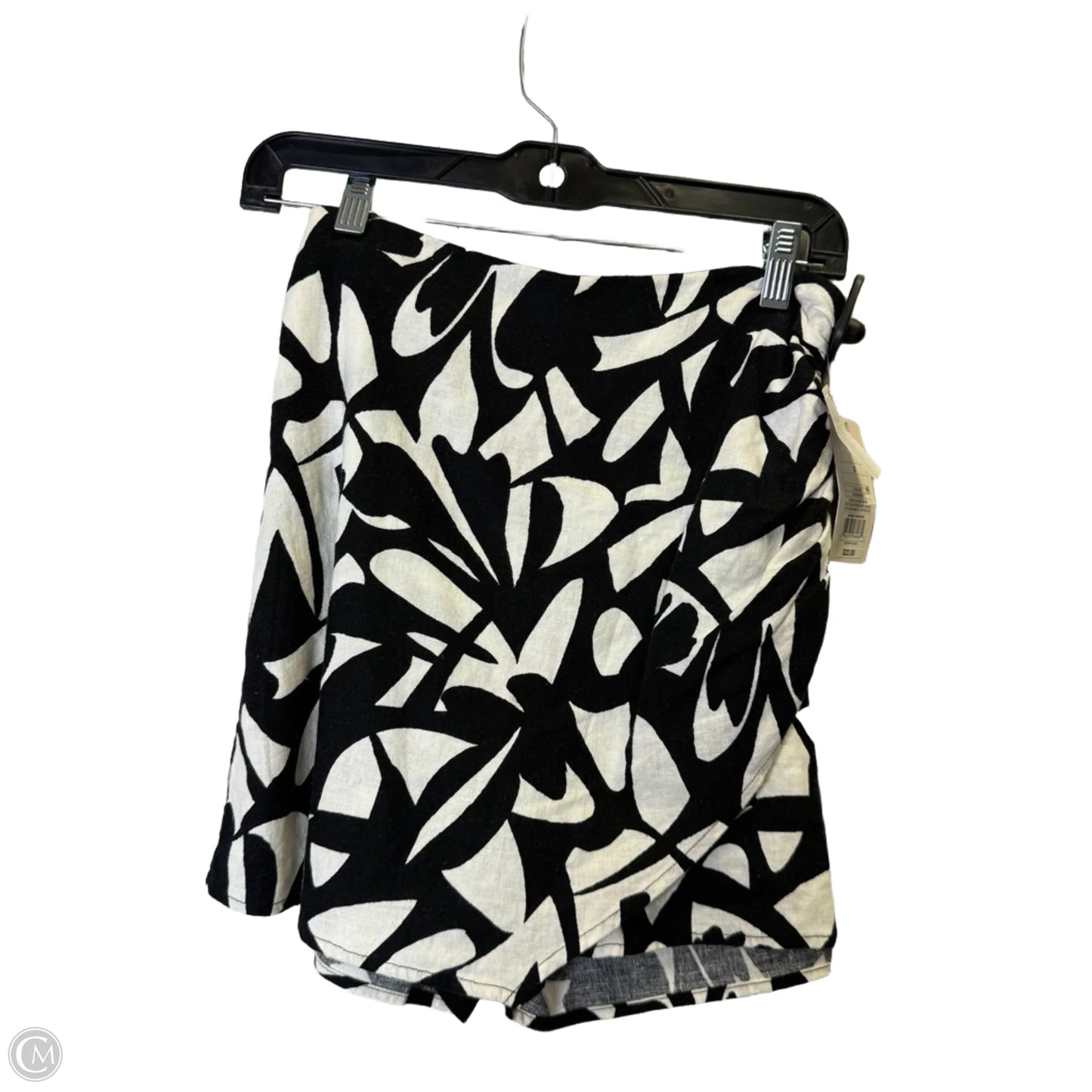 Shorts By A New Day In Black & Cream, Size: 2