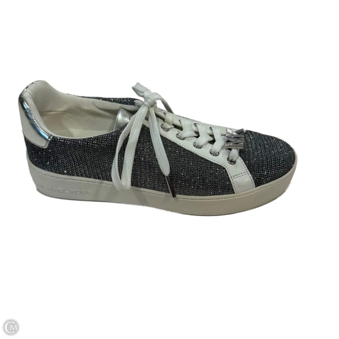 Shoes Designer By Michael By Michael Kors In Silver, Size: 8