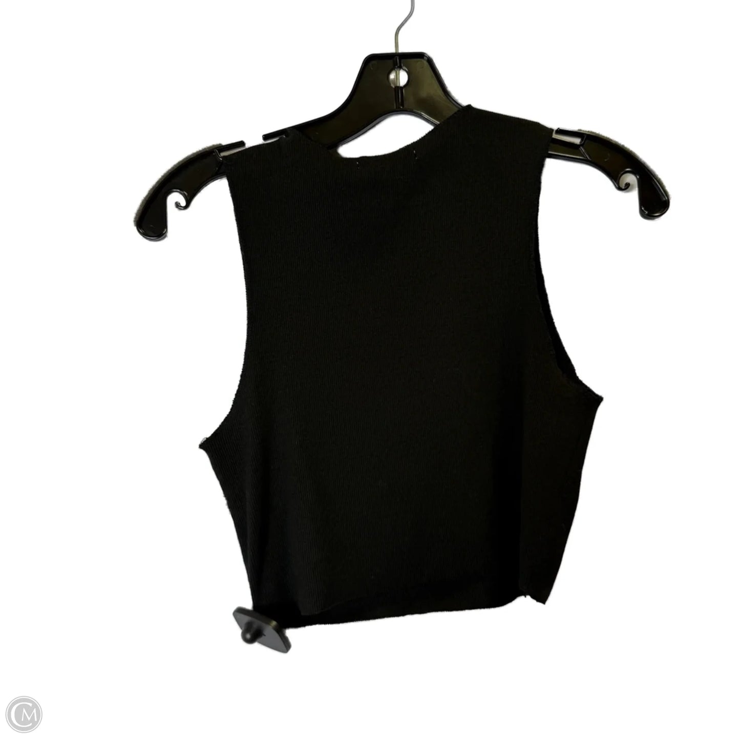 Top Sleeveless Basic By Zara In Black, Size: S
