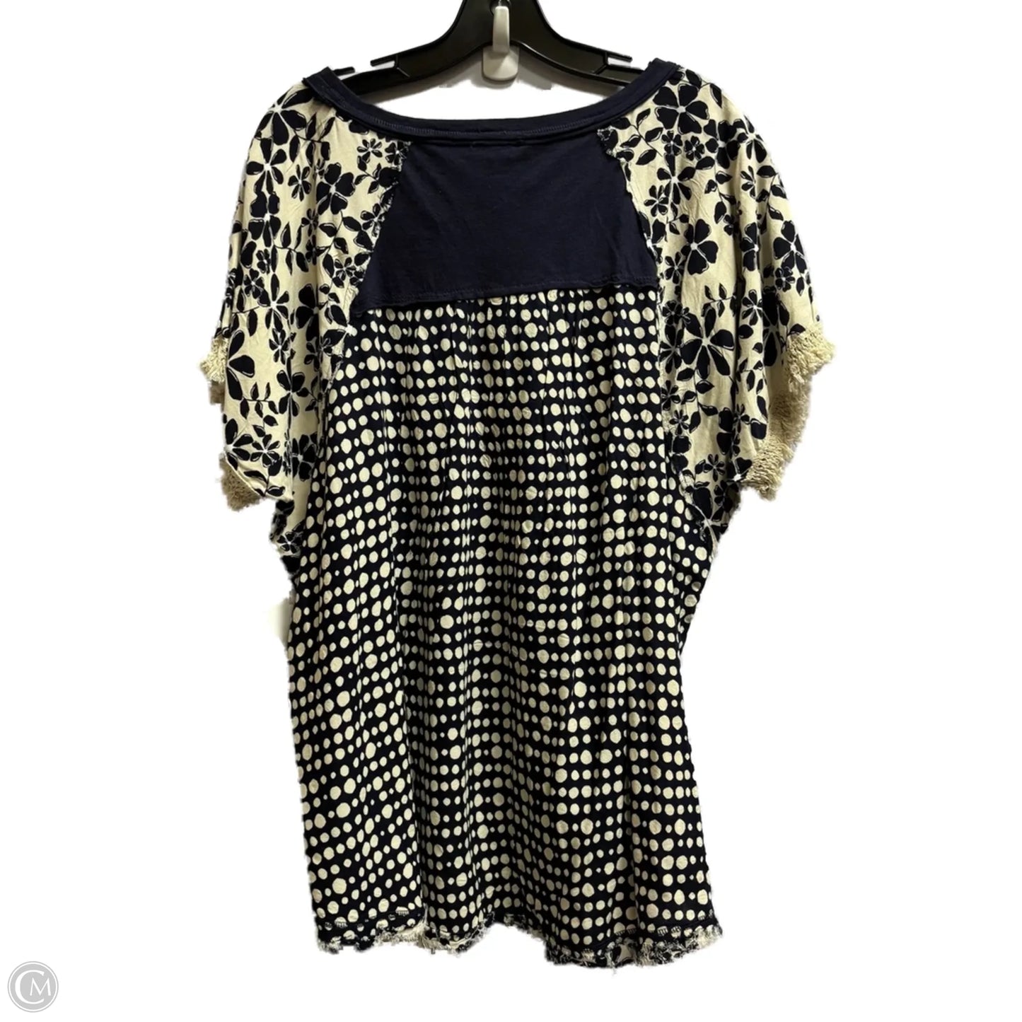 Top Short Sleeve By Cato In Blue, Size: Xl