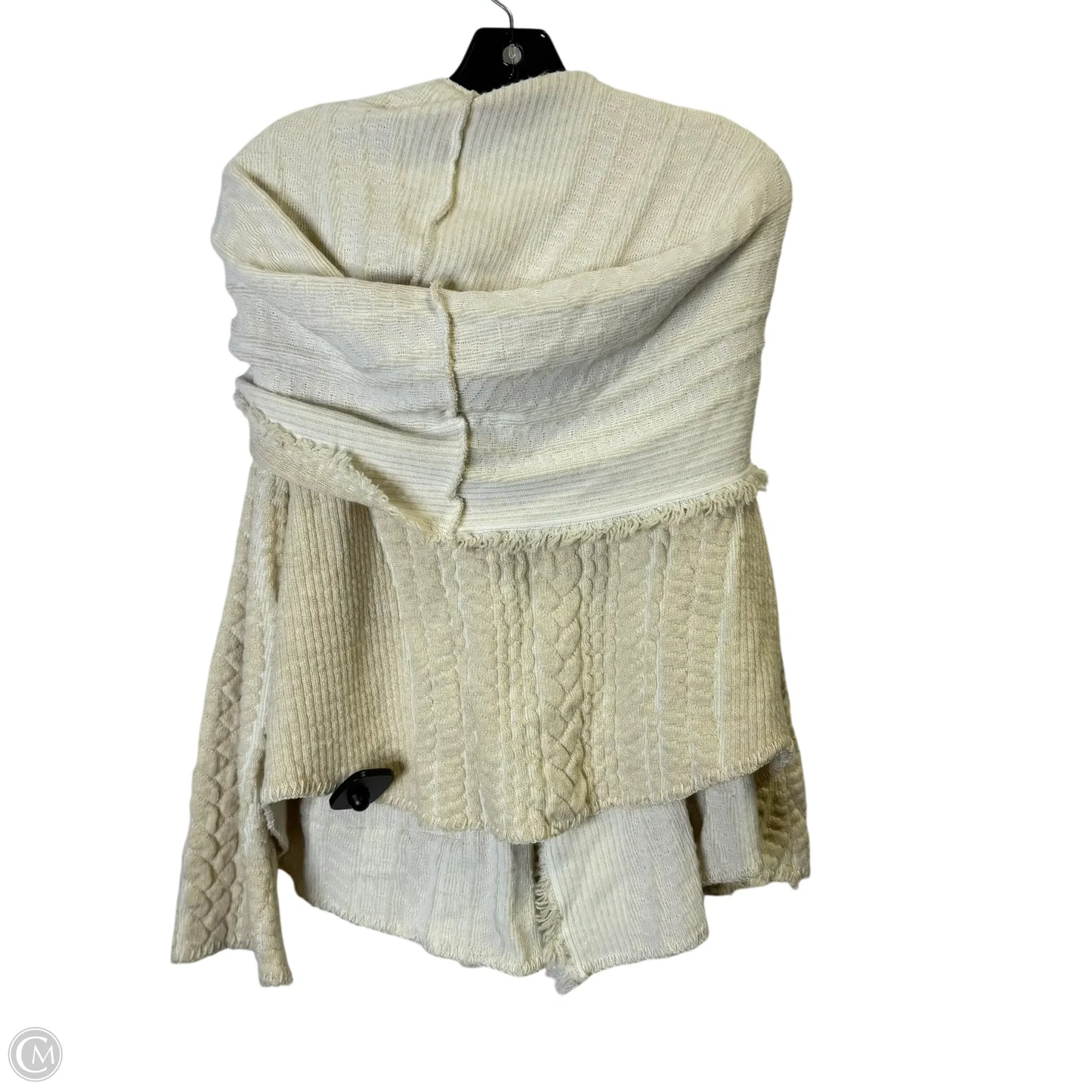 Sweater Cardigan By Johnny Was In Cream, Size: S