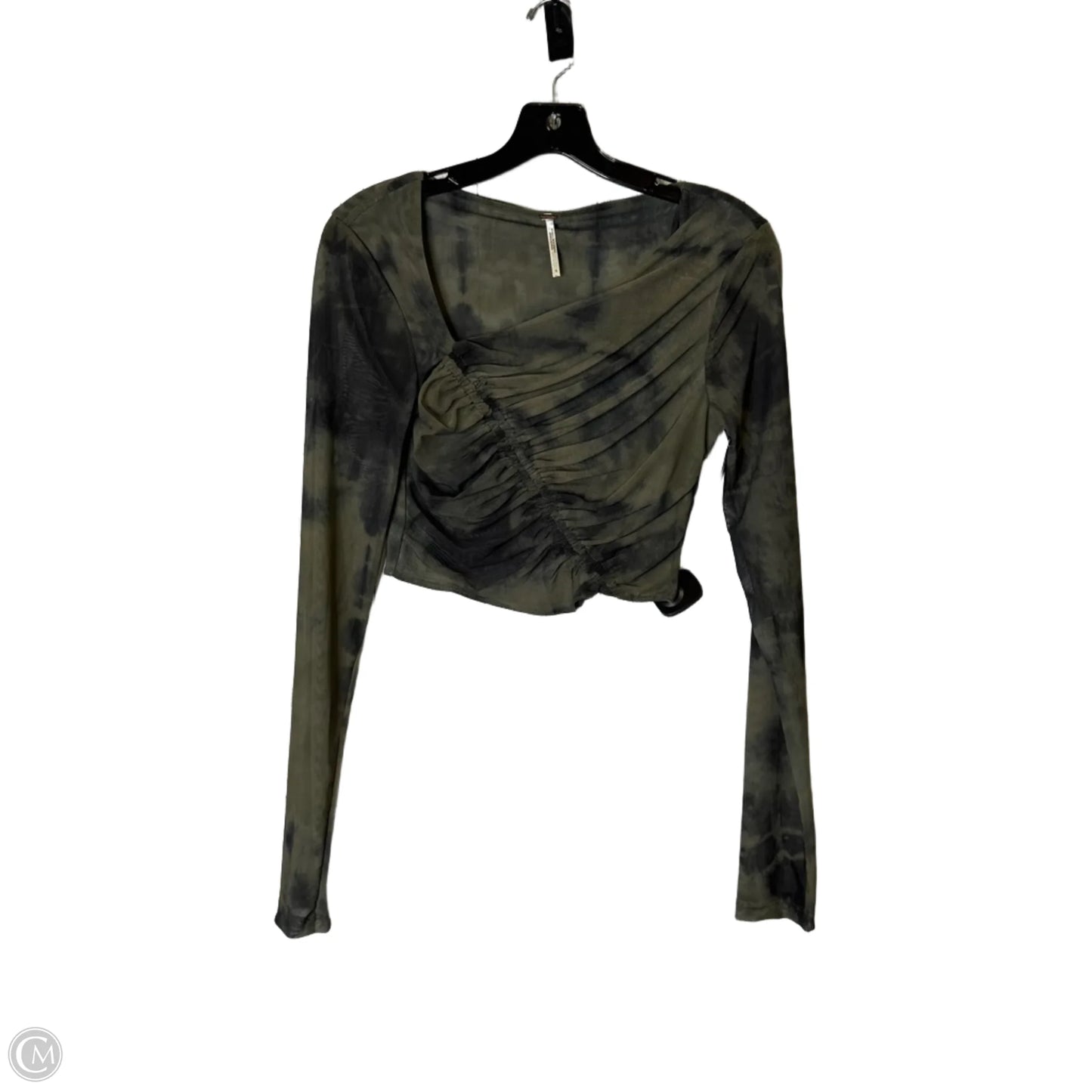 Top Long Sleeve By Free People In Green, Size: S