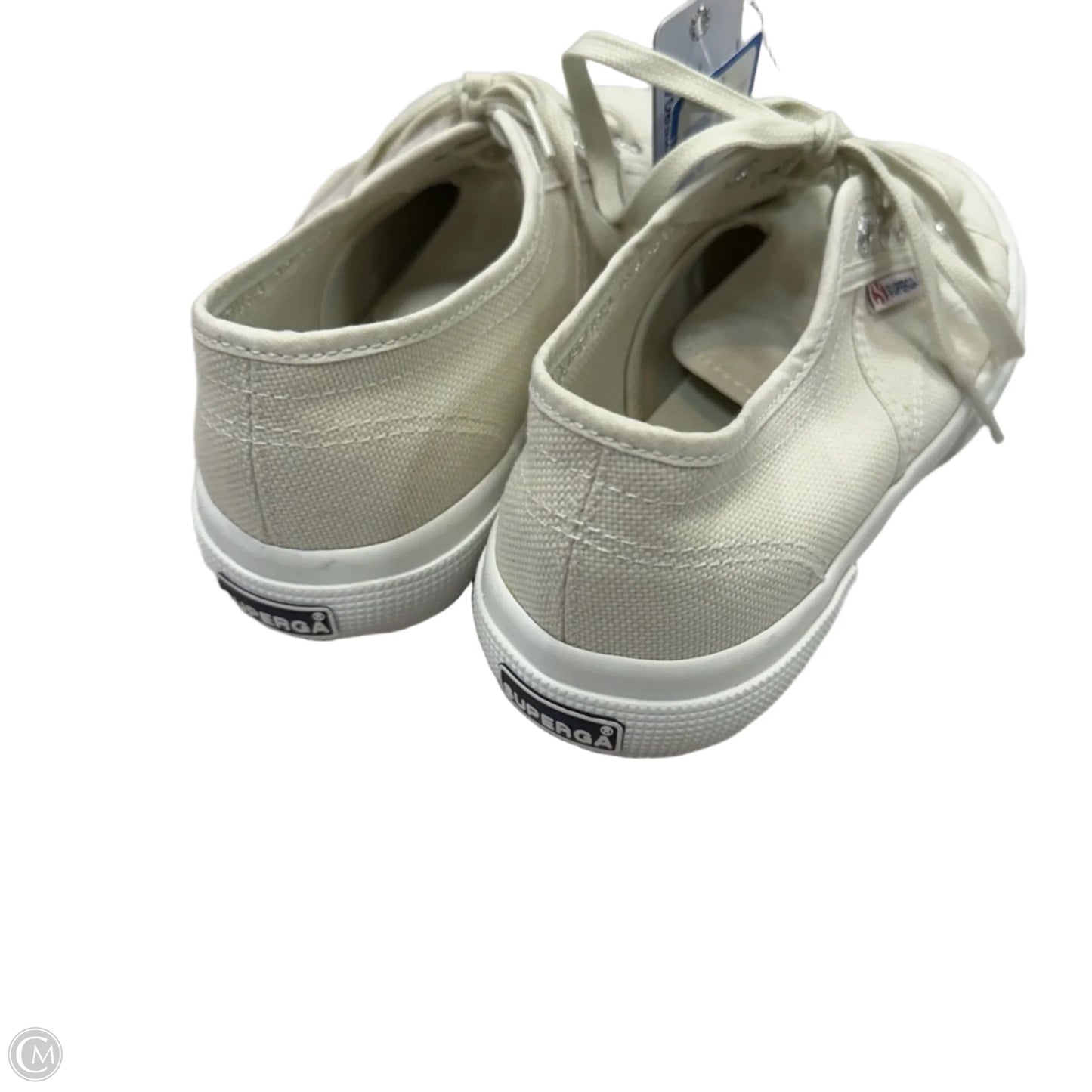 Shoes Sneakers By Superga In Cream, Size: 7.5