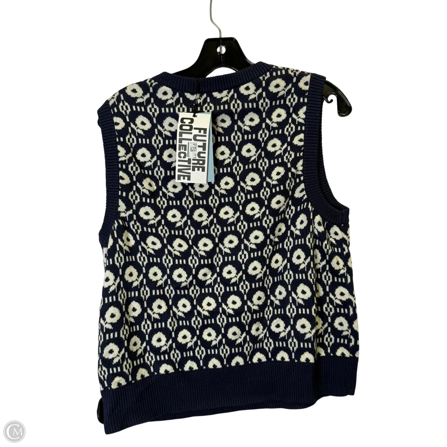 Vest Sweater By Target-designer In Blue, Size: L