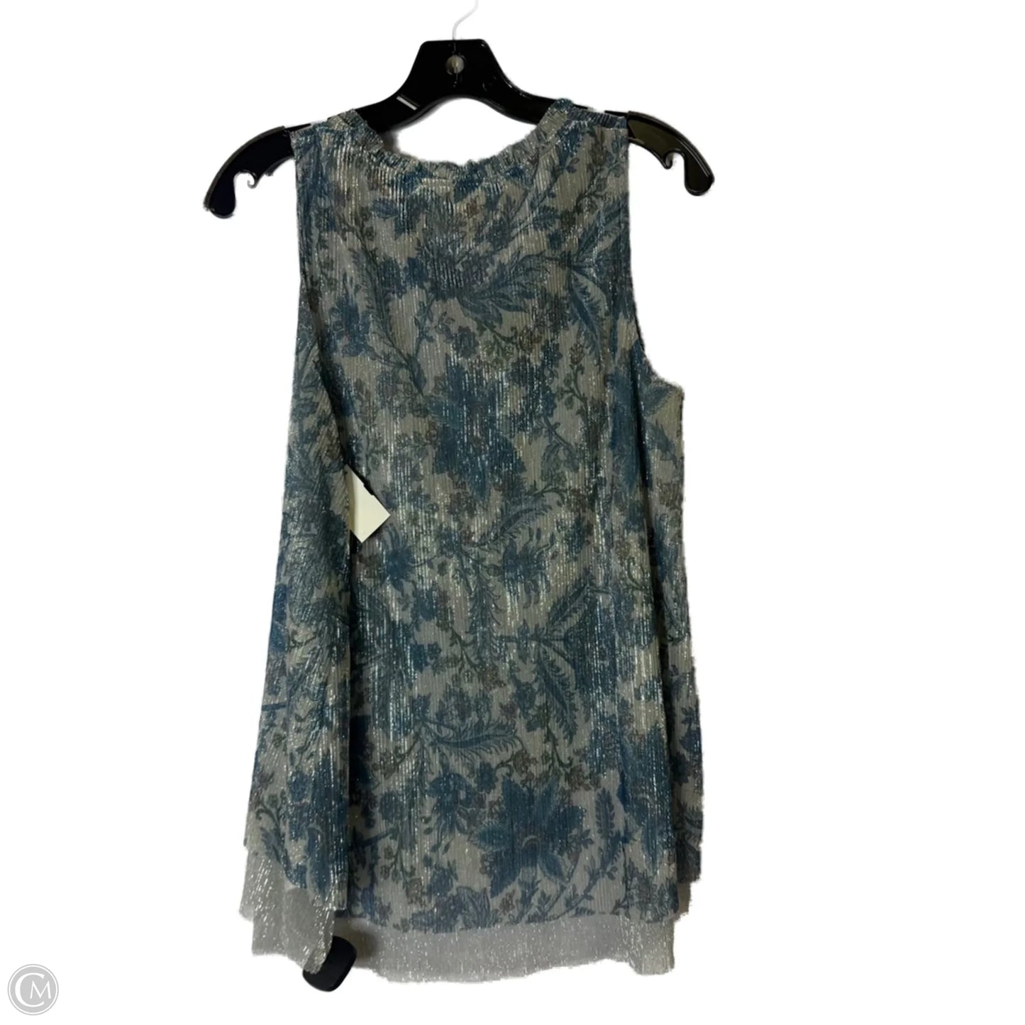 Top Sleeveless By Anthropologie In Blue, Size: M