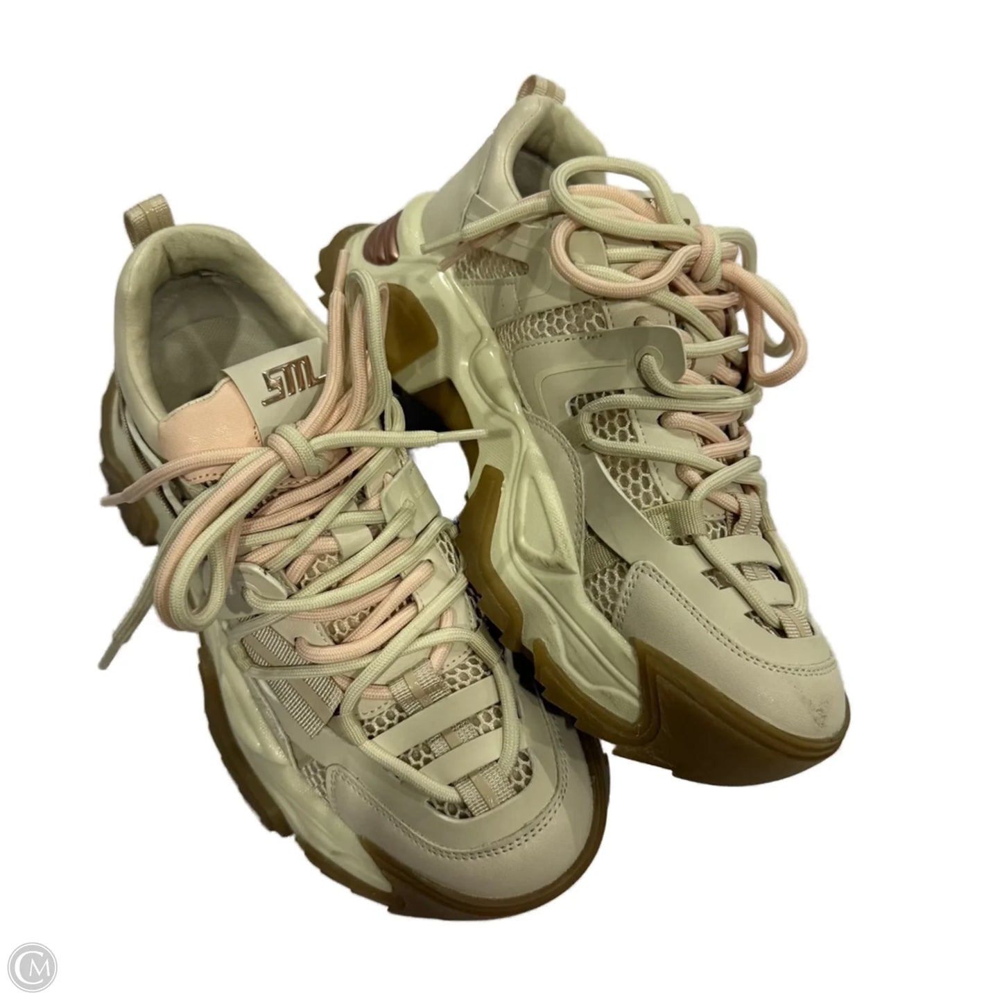 Shoes Sneakers By Steve Madden In Cream, Size: 8