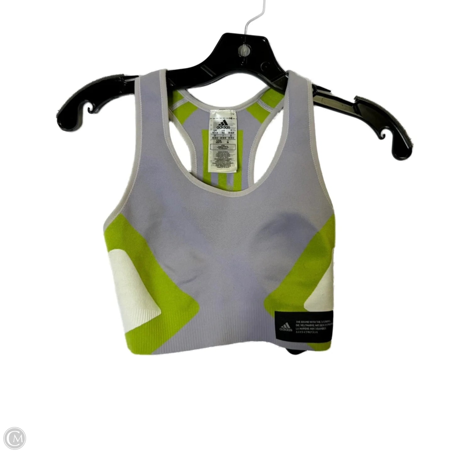 Athletic Bra By Adidas In Purple, Size: Xs