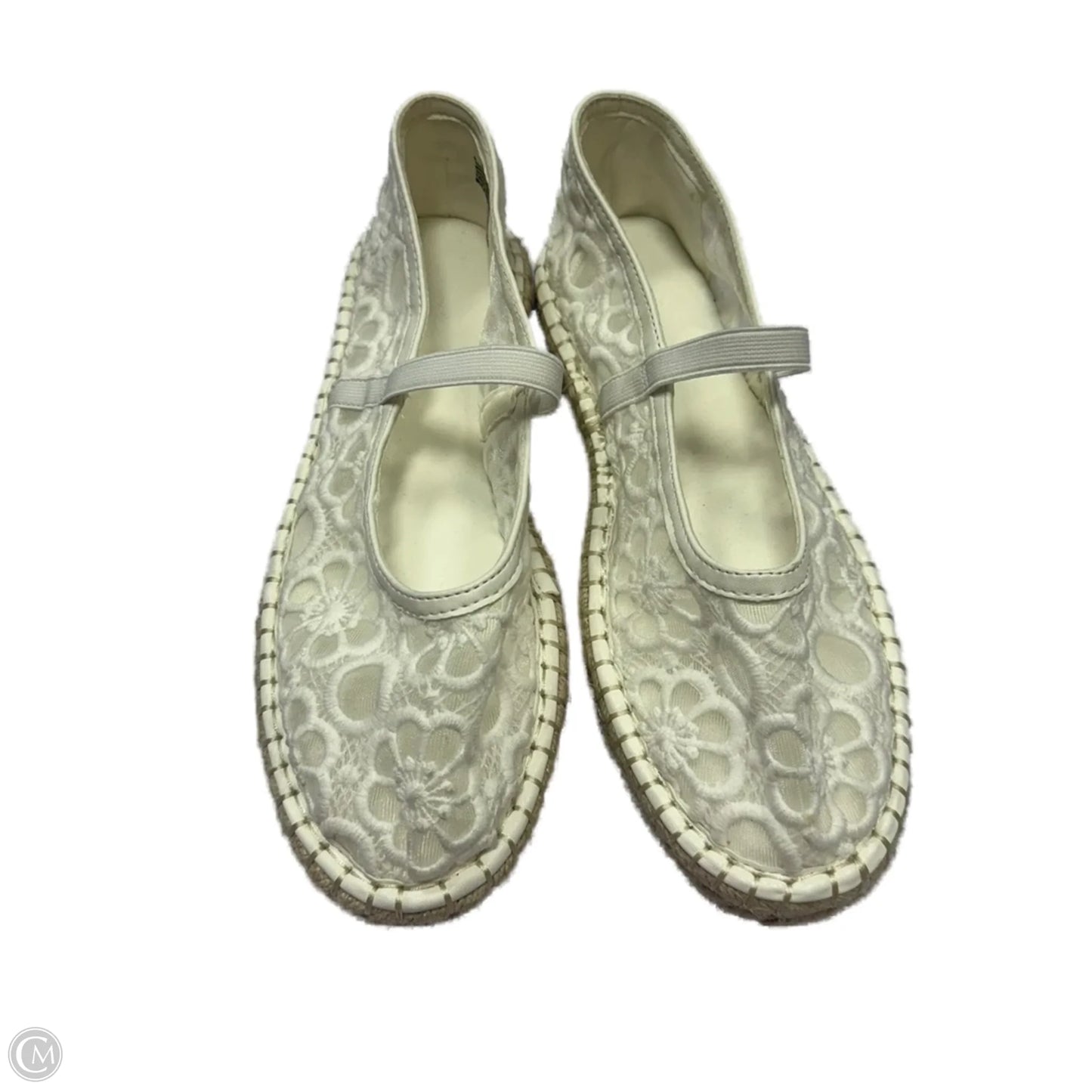 Shoes Flats By Universal Thread In White, Size: 8
