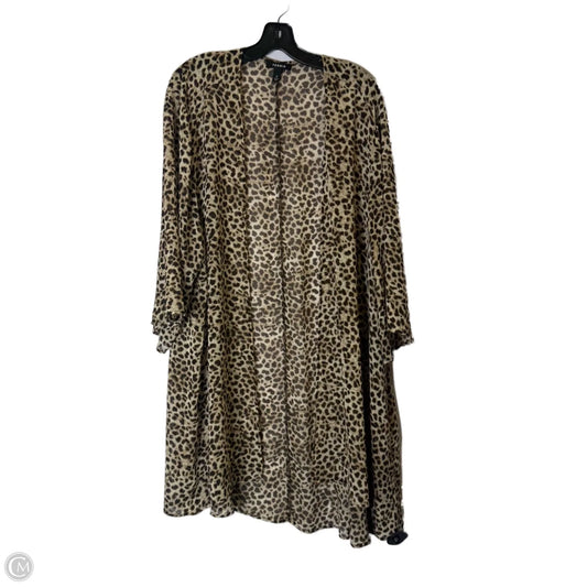 Kimono By Torrid In Animal Print, Size: 3x