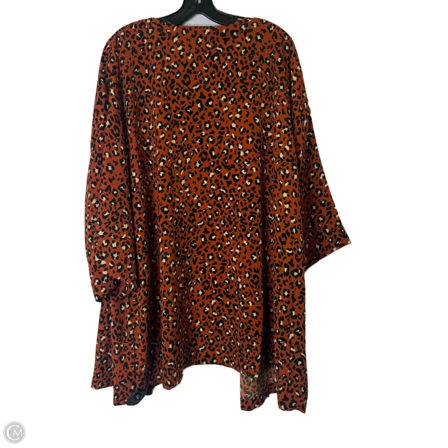 Kimono By Evri In Animal Print, Size: 2x