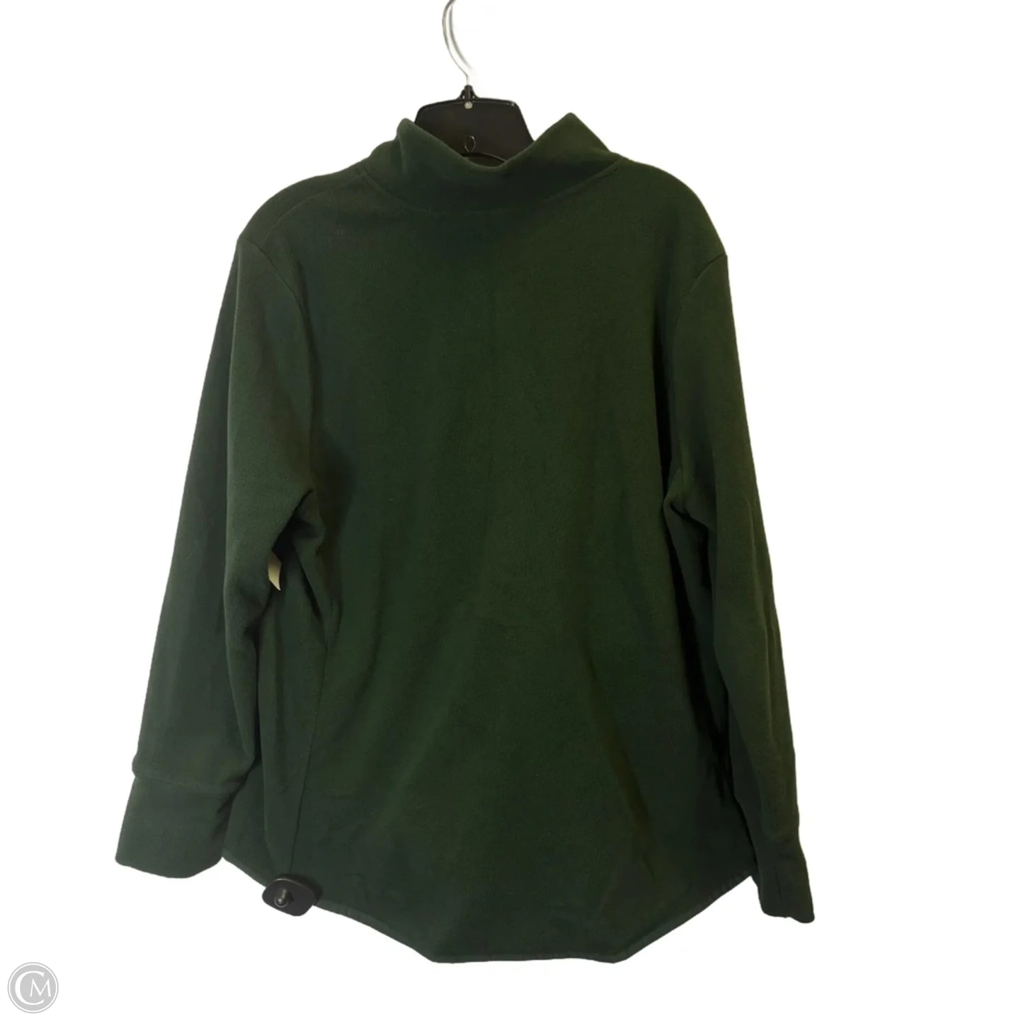 Jacket Fleece By Clothes Mentor In Green, Size: Xl