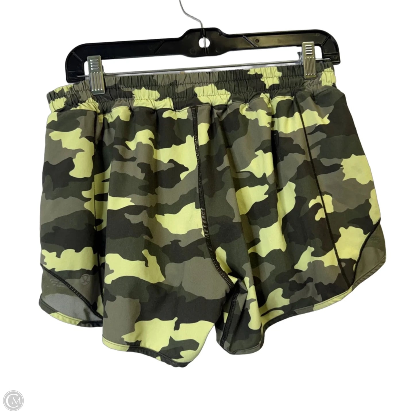 Athletic Shorts By Lululemon In Camouflage Print, Size: 10