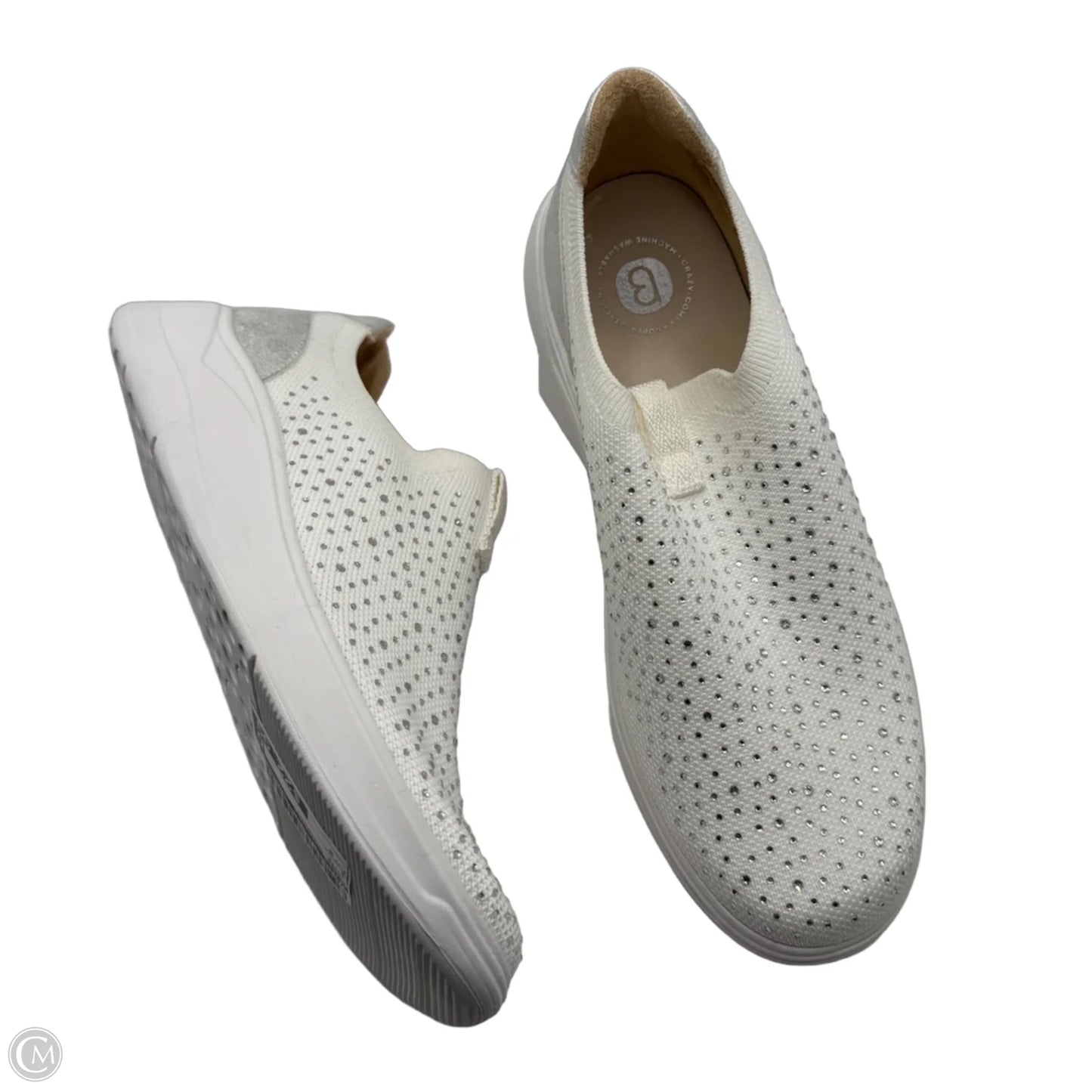 Shoes Sneakers By Bzees In White, Size: 8
