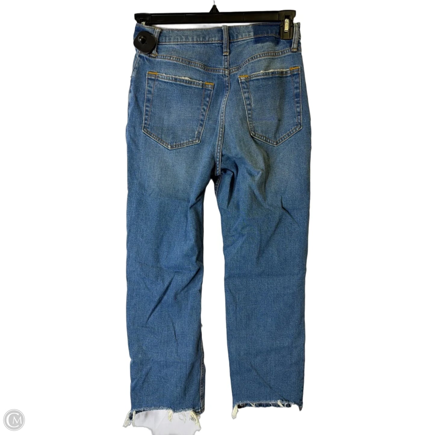 Jeans Straight By Abercrombie And Fitch In Blue Denim, Size: 6