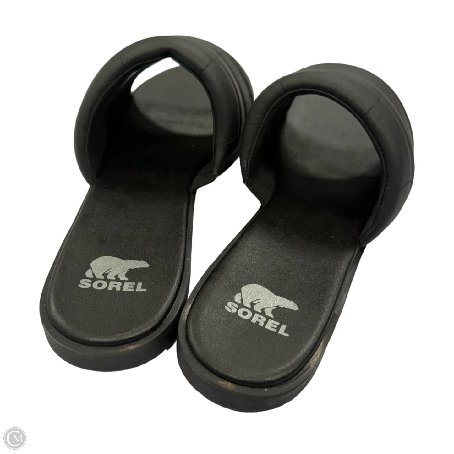 Sandals Flats By Sorel In Black, Size: 9