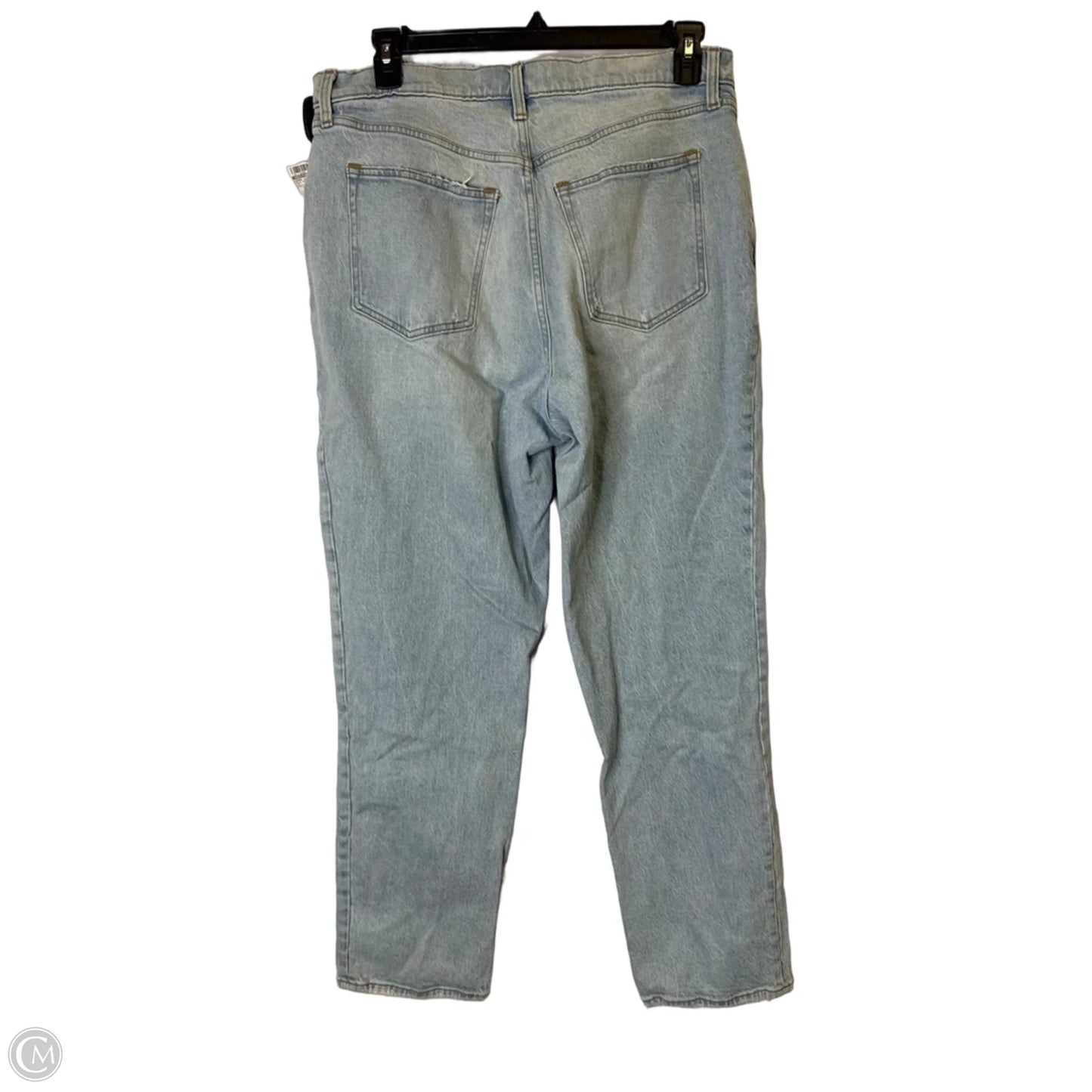 Jeans Straight By Abercrombie And Fitch In Blue Denim, Size: 16
