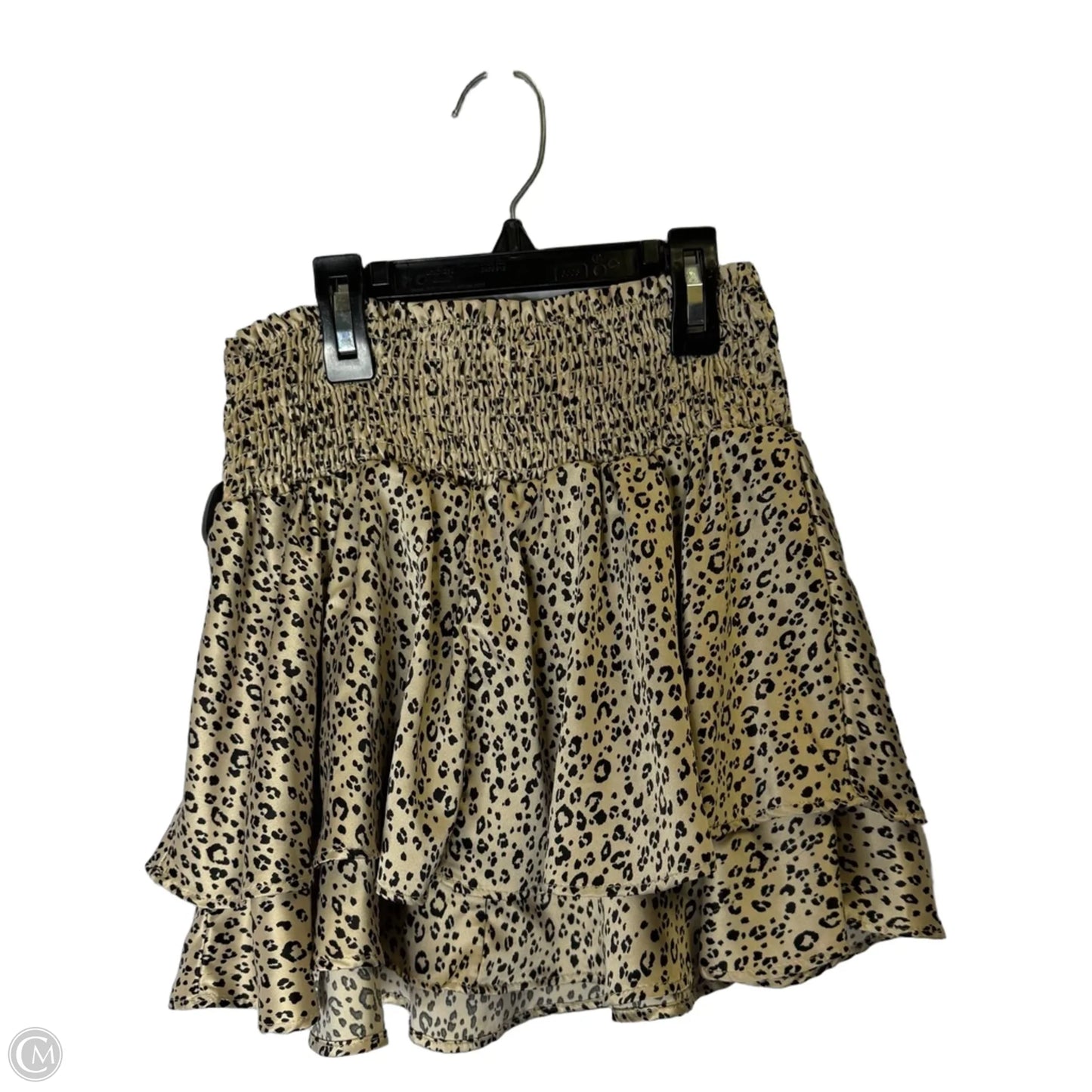 Skirt Mini & Short By Altard State In Animal Print, Size: S