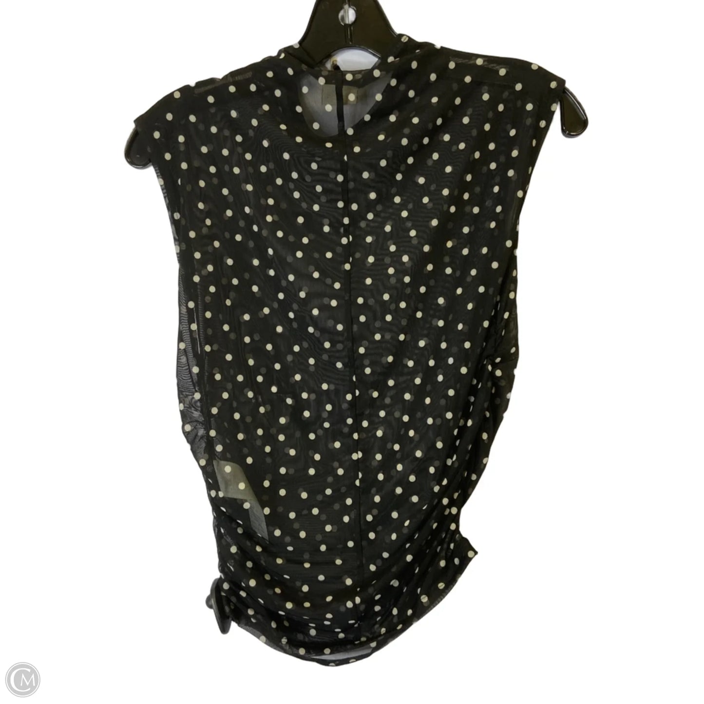 Top Short Sleeve By Banana Republic In Black, Size: M