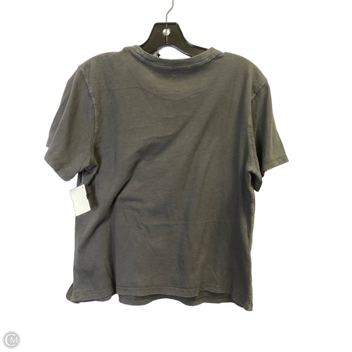 Top Short Sleeve Basic By Aerie In Grey, Size: M