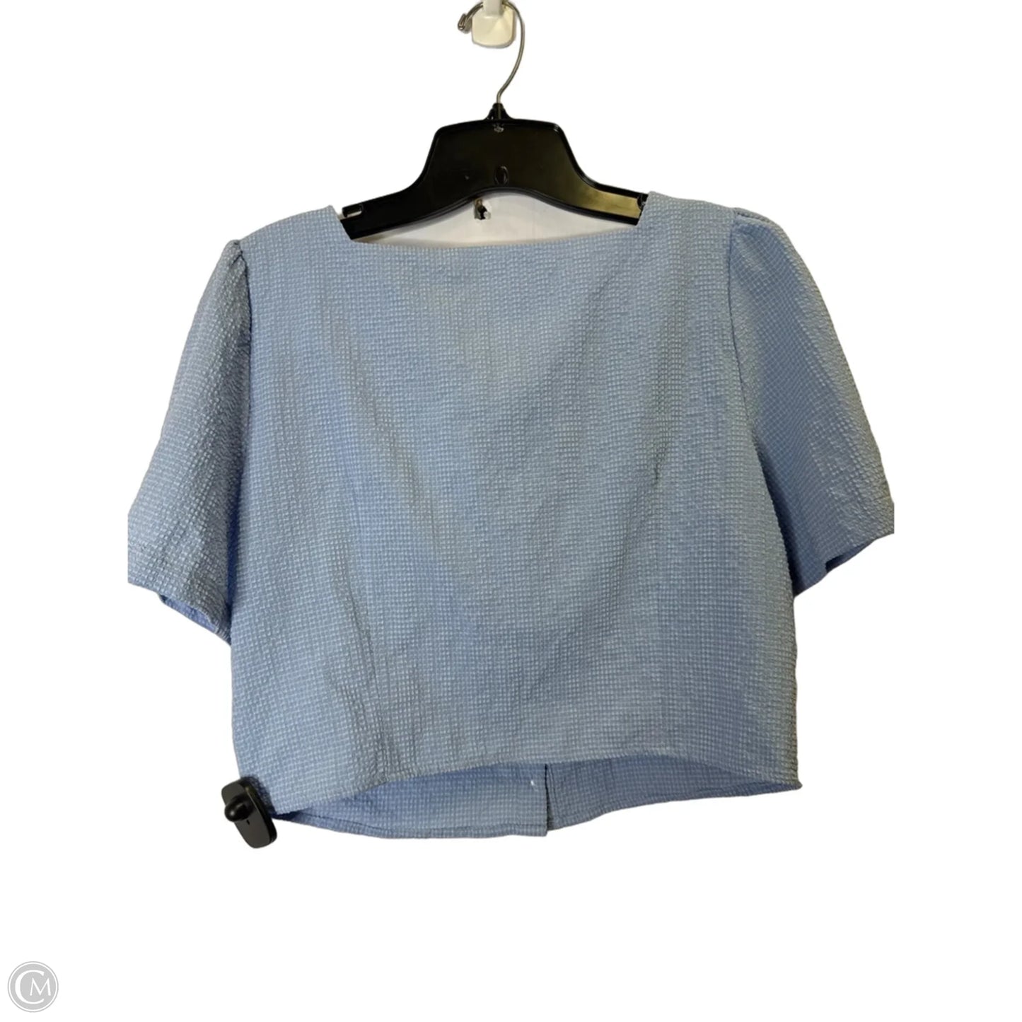 Top Short Sleeve By Clothes Mentor In Blue, Size: M