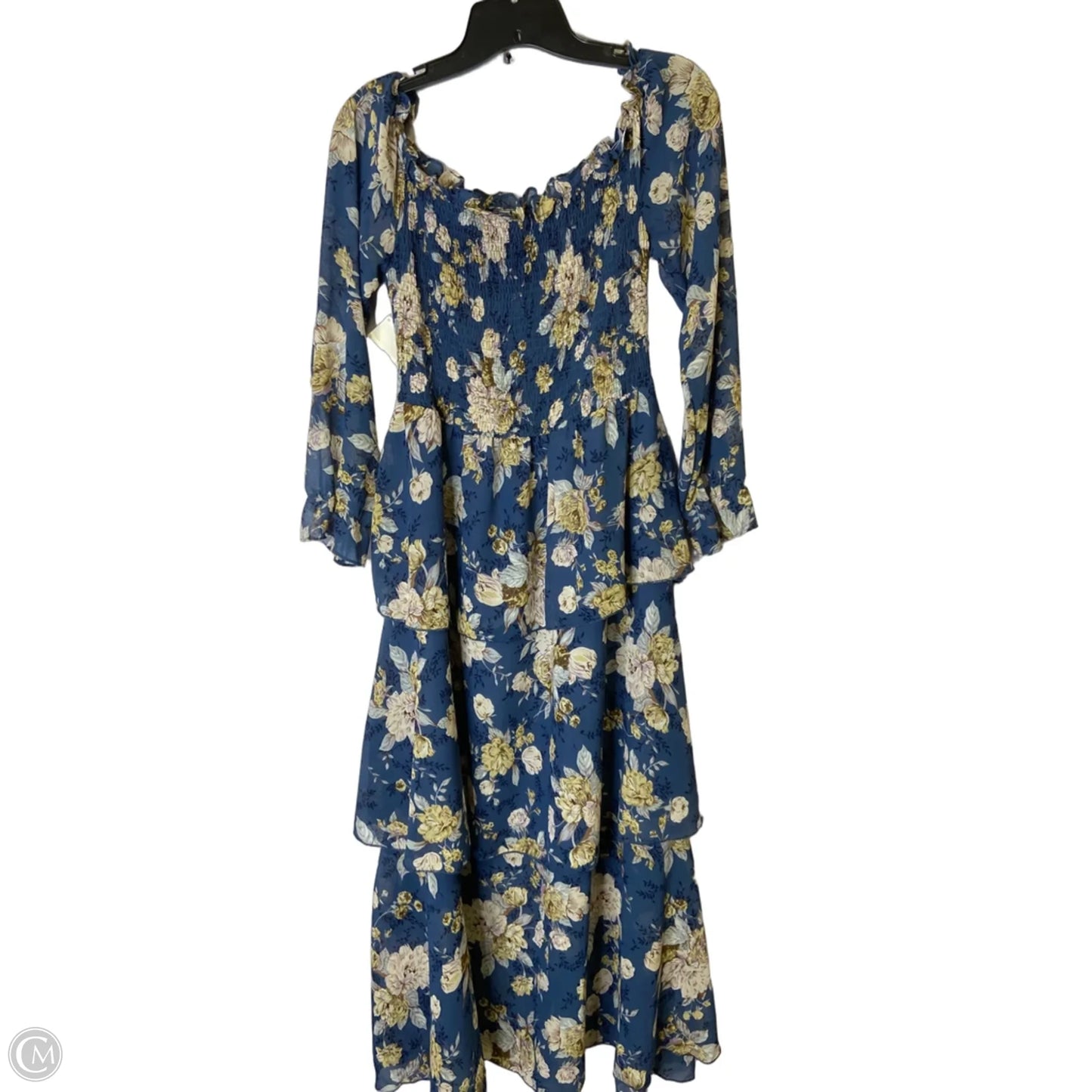 Dress Casual Midi By Shein In Blue, Size: Xl