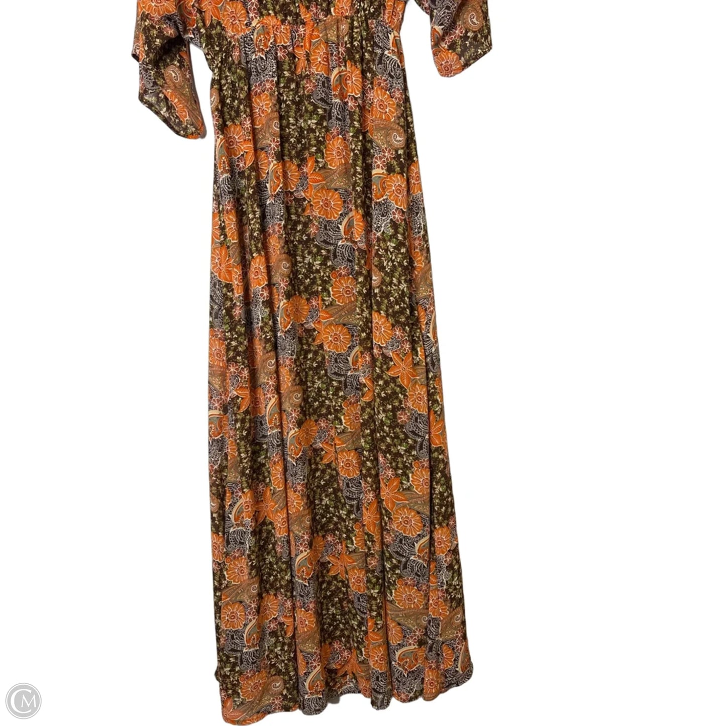 Dress Casual Maxi By Entro In Brown, Size: S