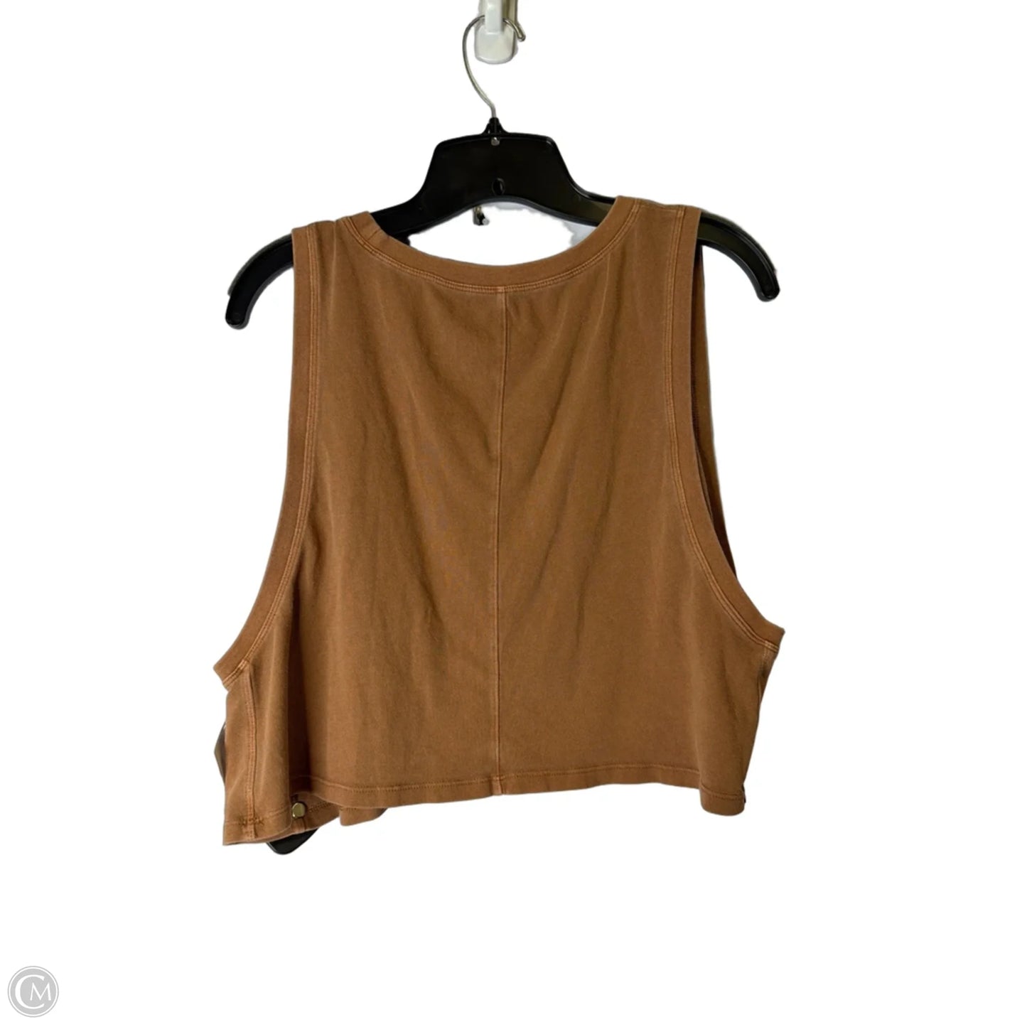 Top Sleeveless Basic By Offline In Brown, Size: Xl