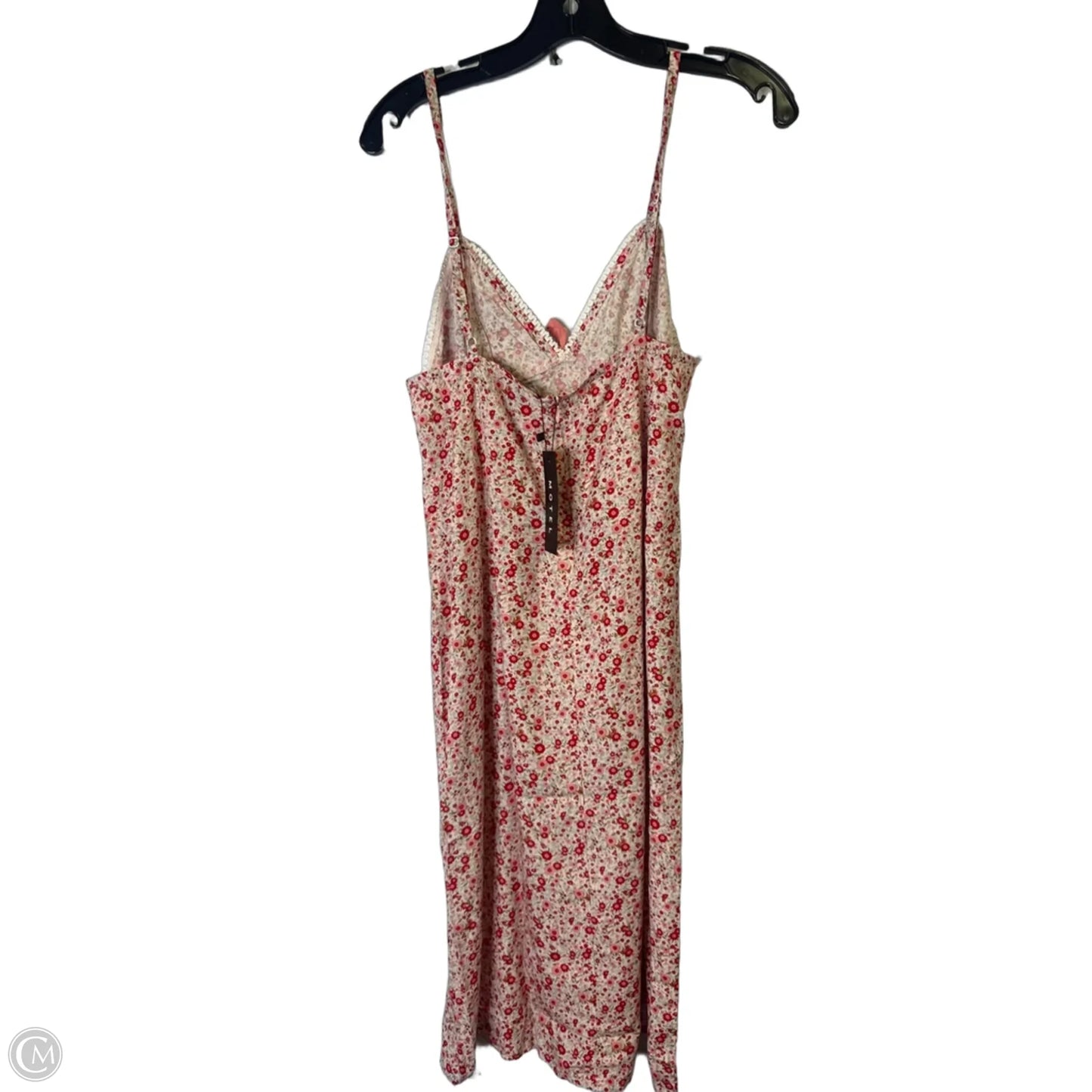Dress Casual Midi By Clothes Mentor In Floral Print, Size: M