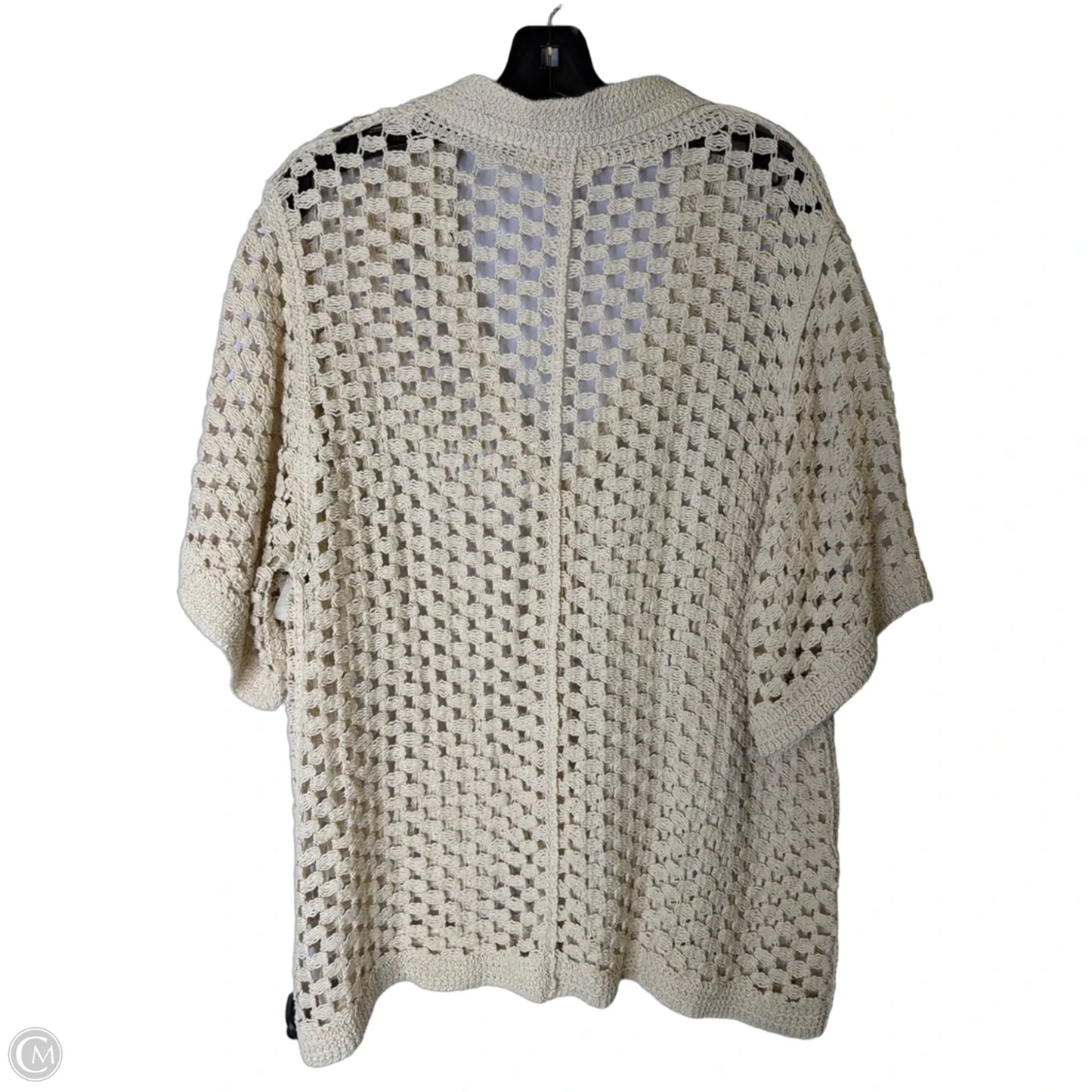 Cardigan By Solitaire In Cream, Size: Xl