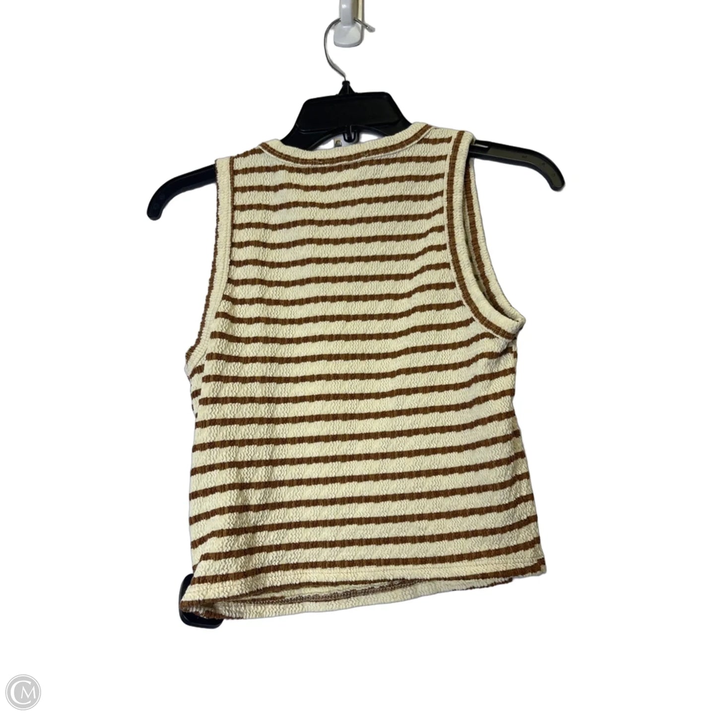 Top Sleeveless Basic By Gaze In Striped Pattern, Size: S