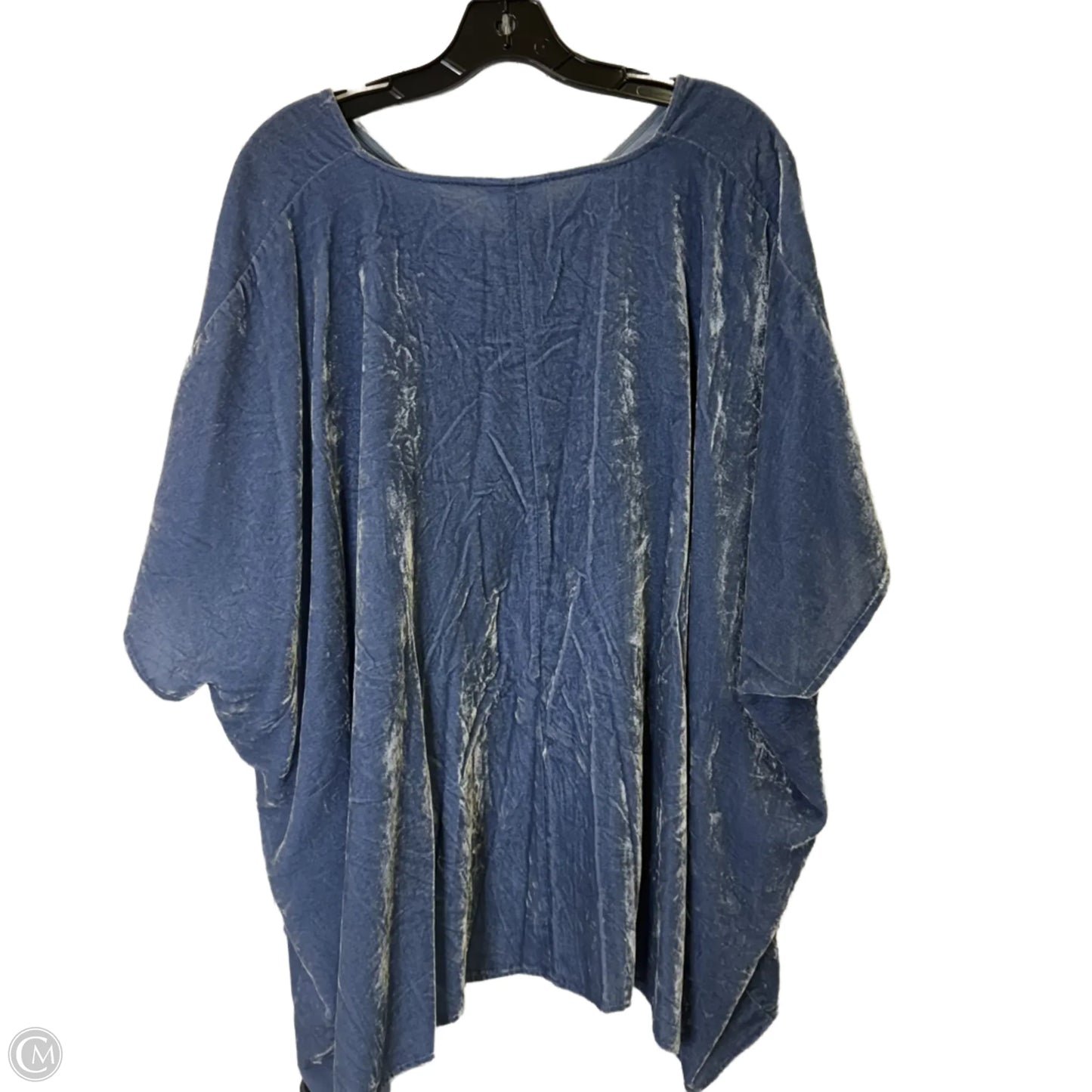 Top Short Sleeve By Pure Jill In Blue, Size: L