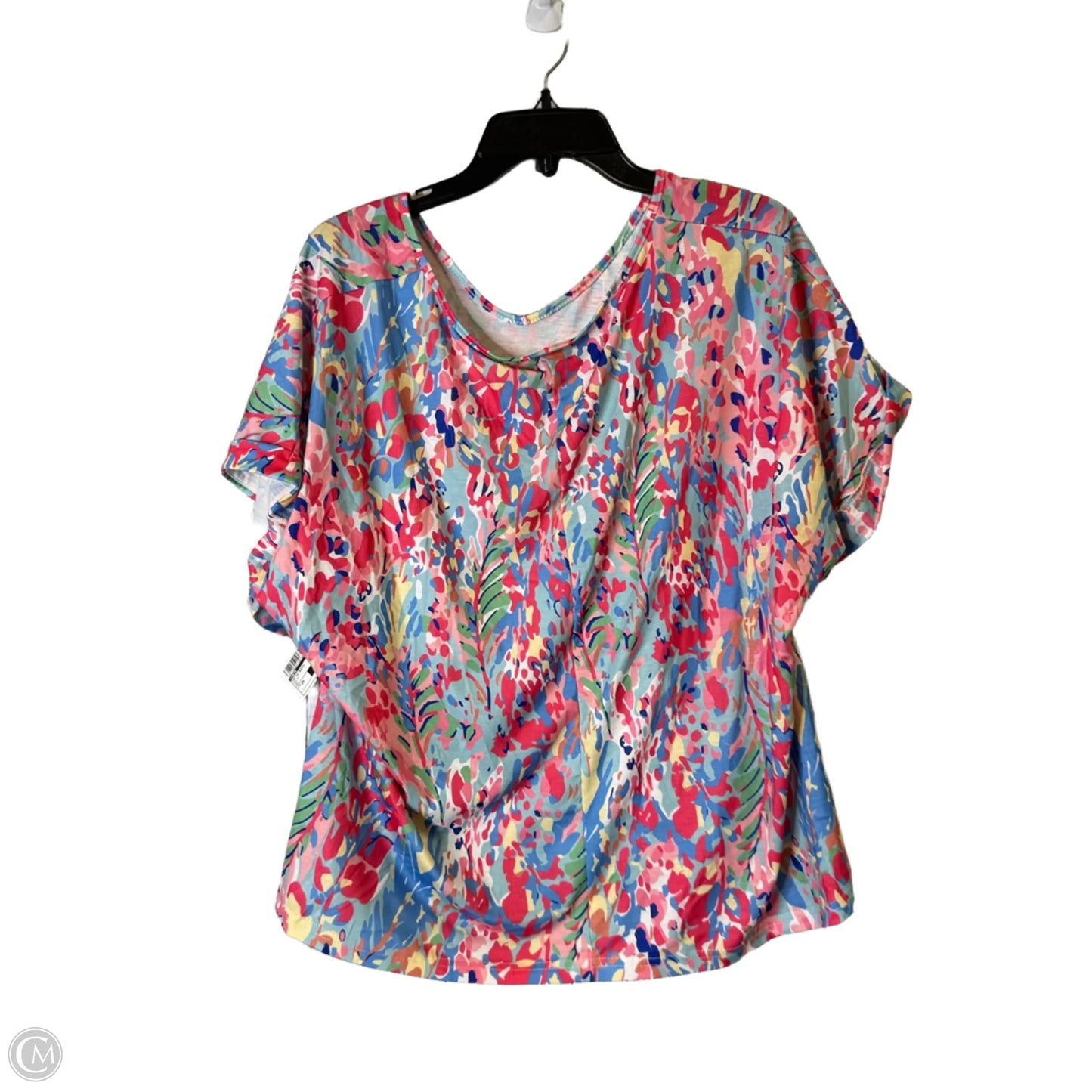 Top Short Sleeve Basic By Shein In Multi-colored, Size: 2x
