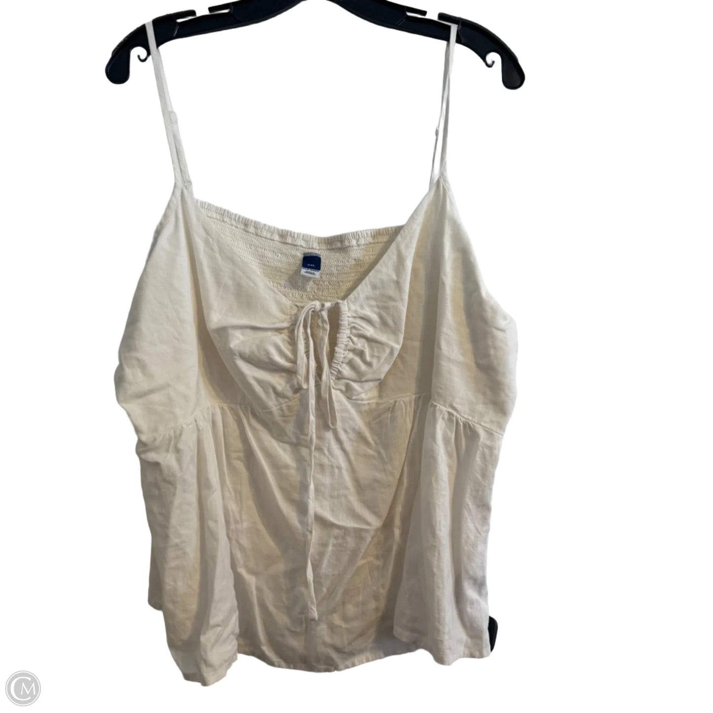 Top Sleeveless Basic By Old Navy In White, Size: 1x