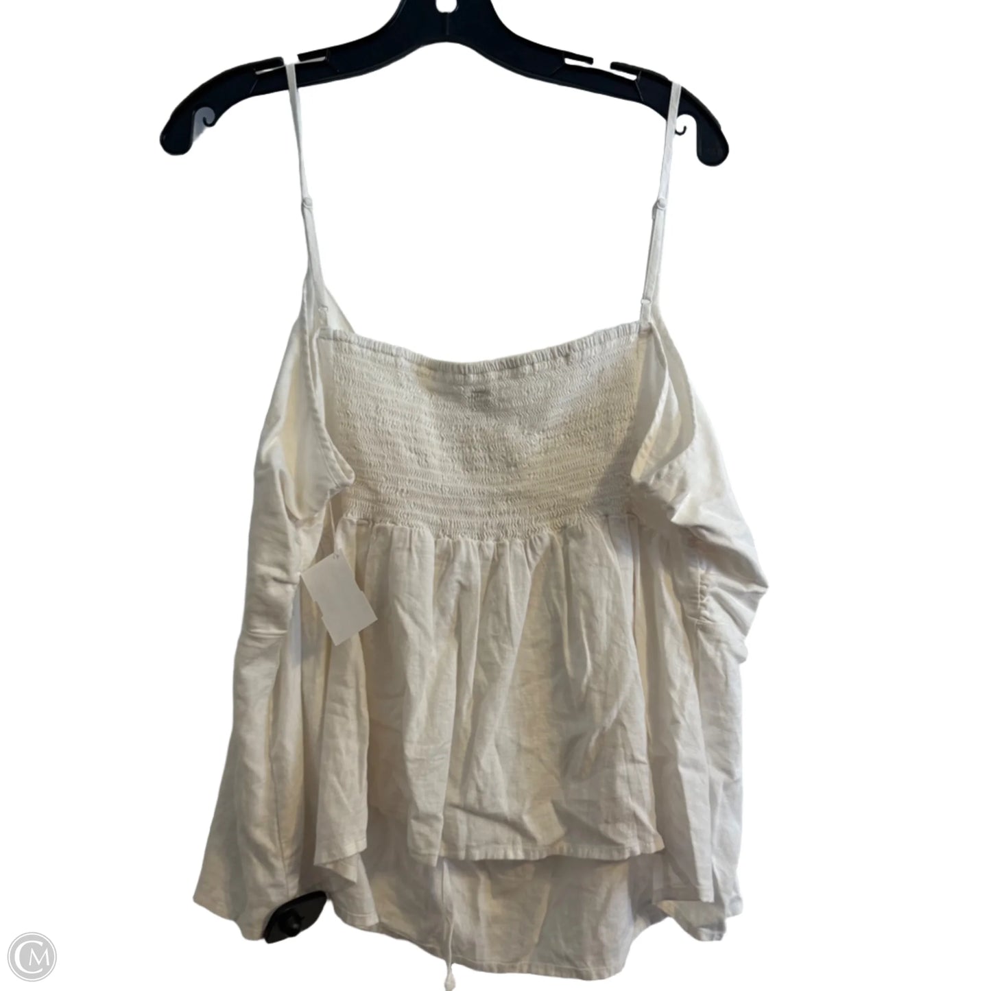 Top Sleeveless Basic By Old Navy In White, Size: 1x