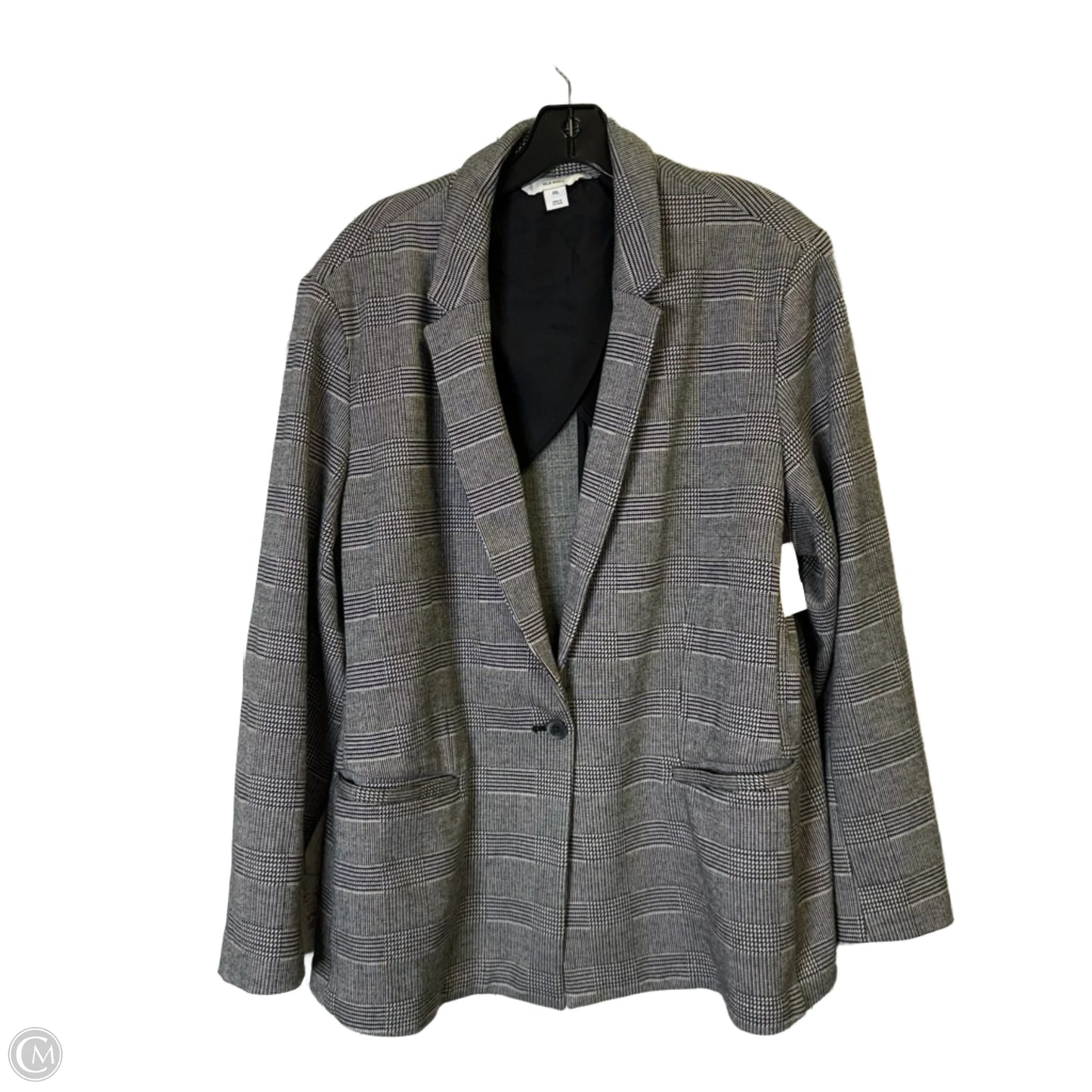Blazer By Old Navy In Grey, Size: 2x