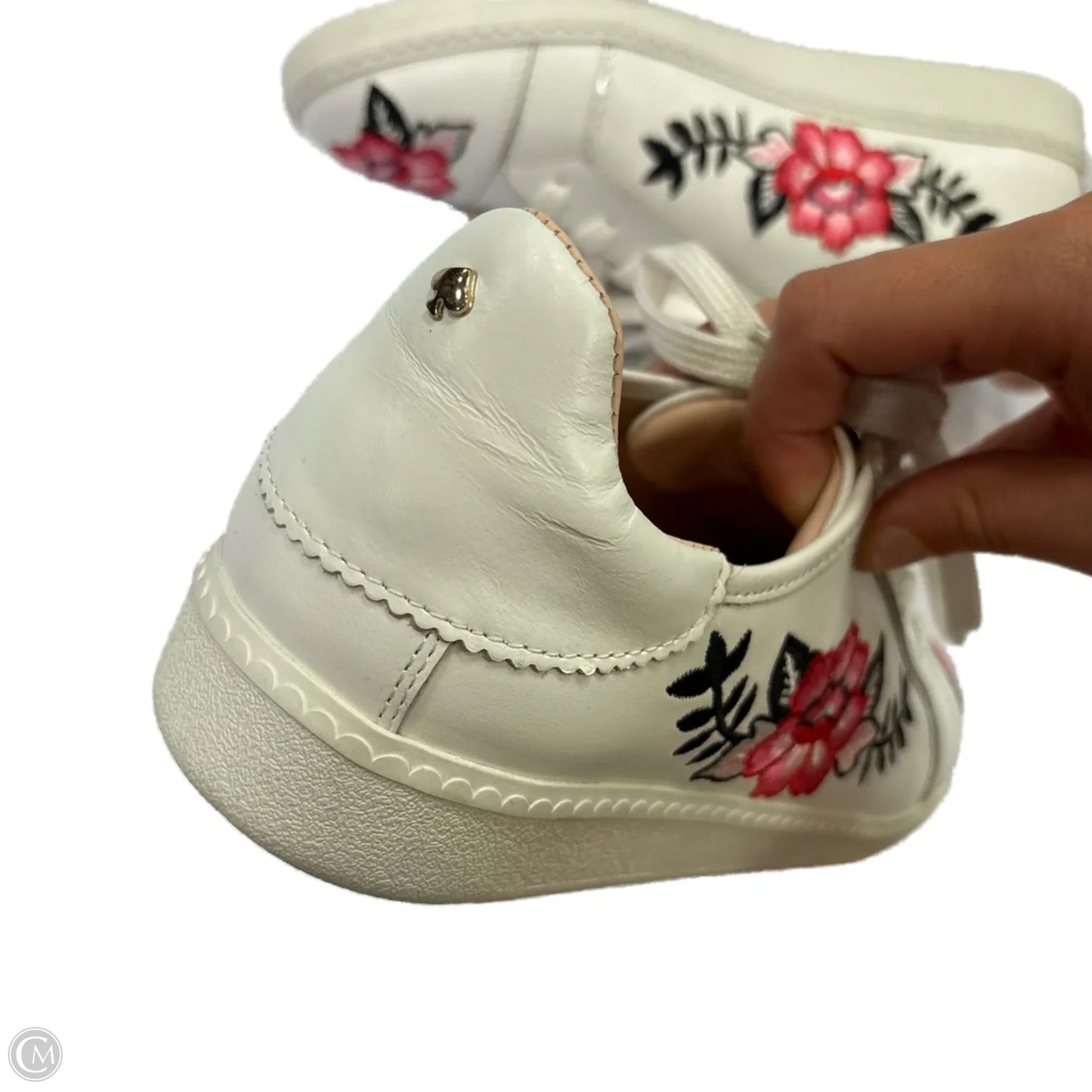 Shoes Designer By Kate Spade In White, Size: 7.5