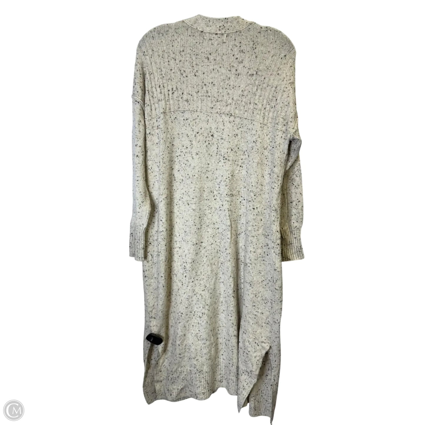 Sweater Cardigan By Clothes Mentor In Cream, Size: M