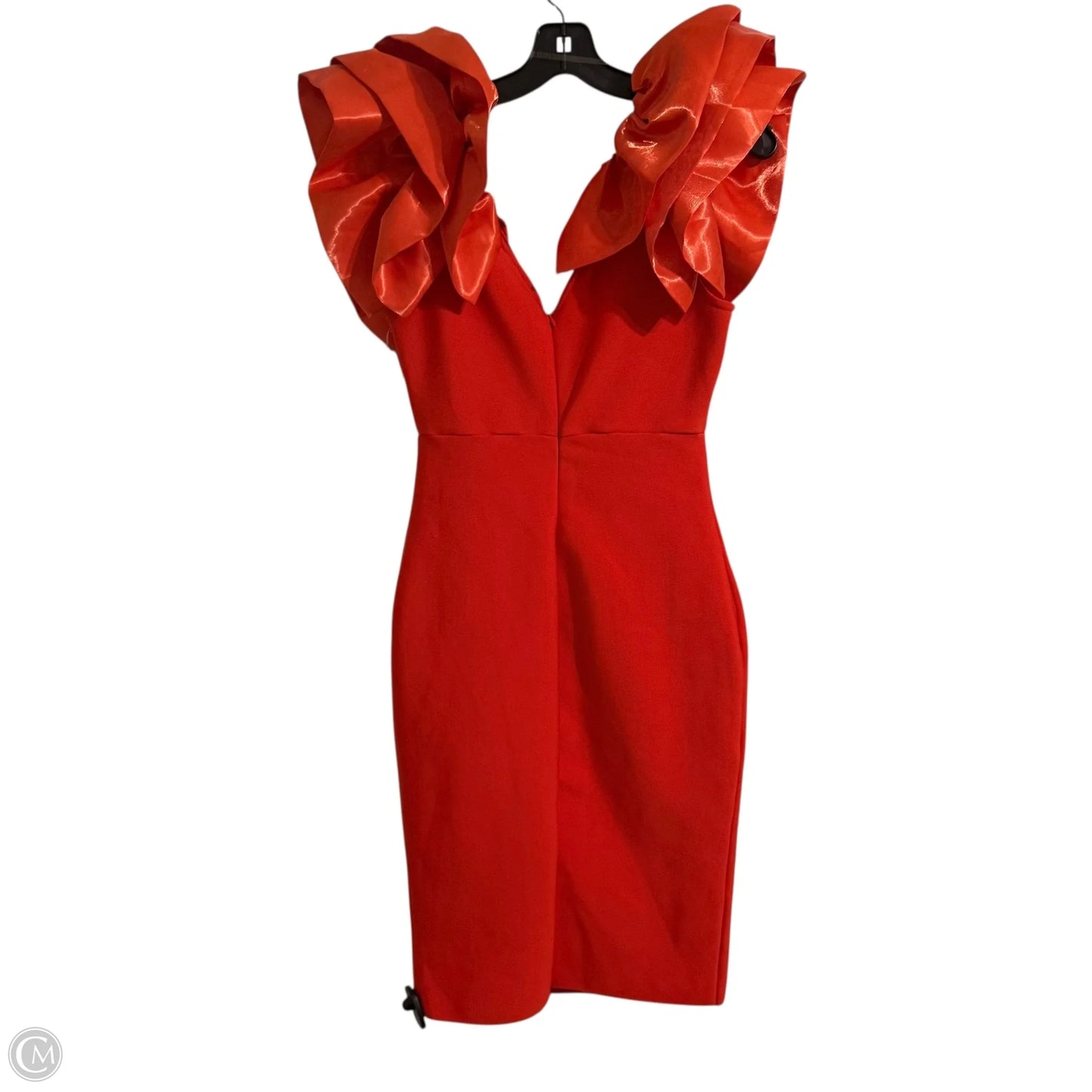 Dress Party Midi By Clothes Mentor In Red, Size: M