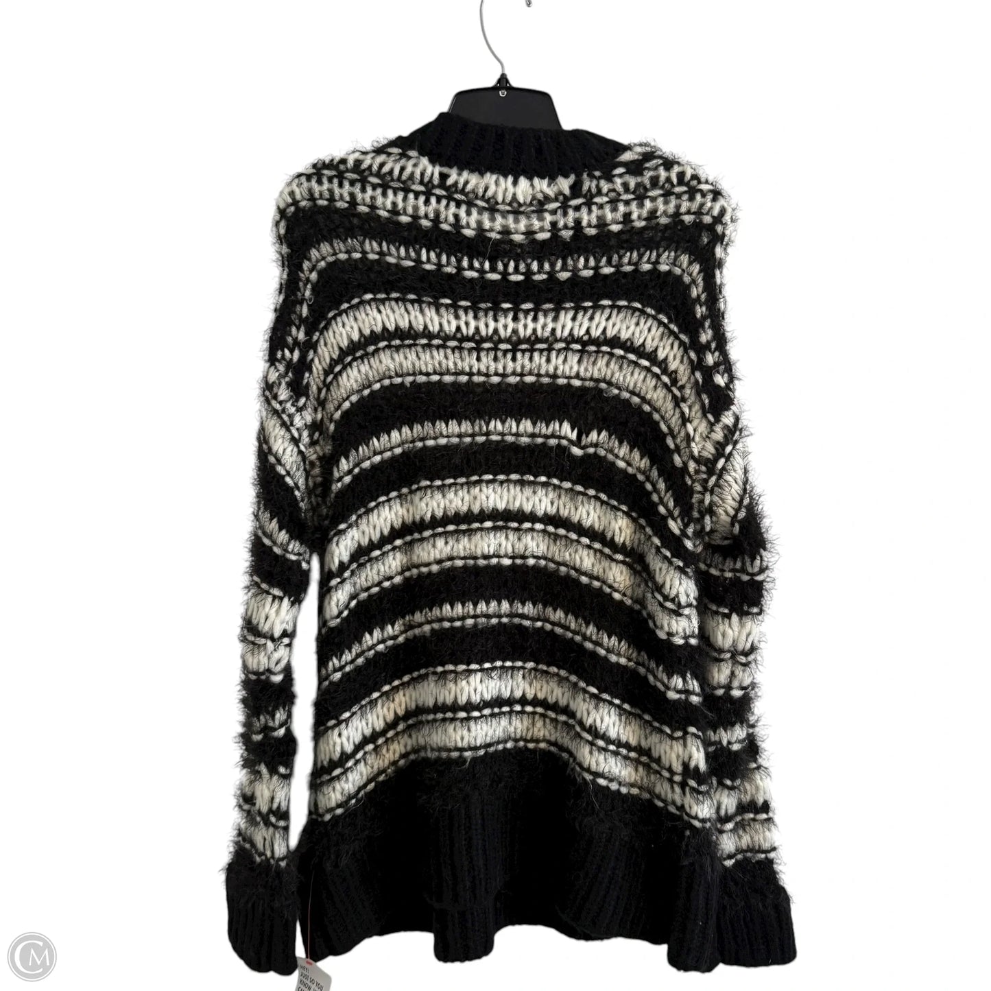 Sweater By Top Shop In Black & White, Size: S