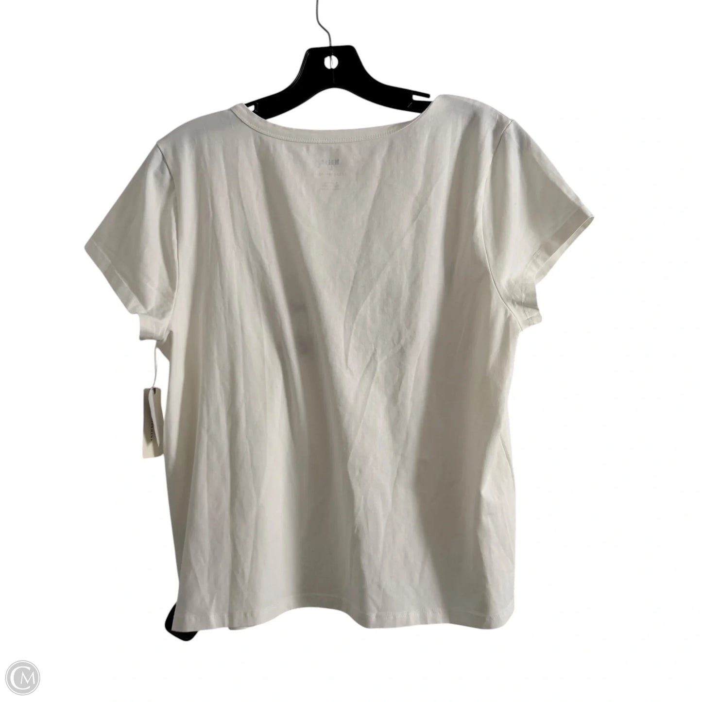 Top Short Sleeve By Maeve In Cream, Size: Xl