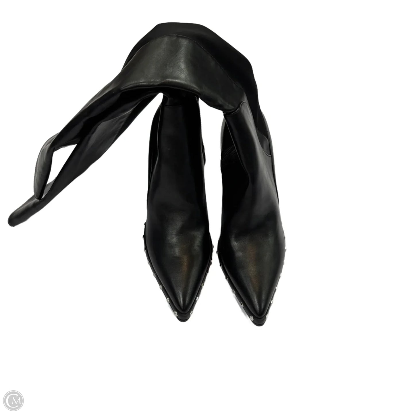 Boots Knee Heels By Charles By Charles David In Black, Size: 8