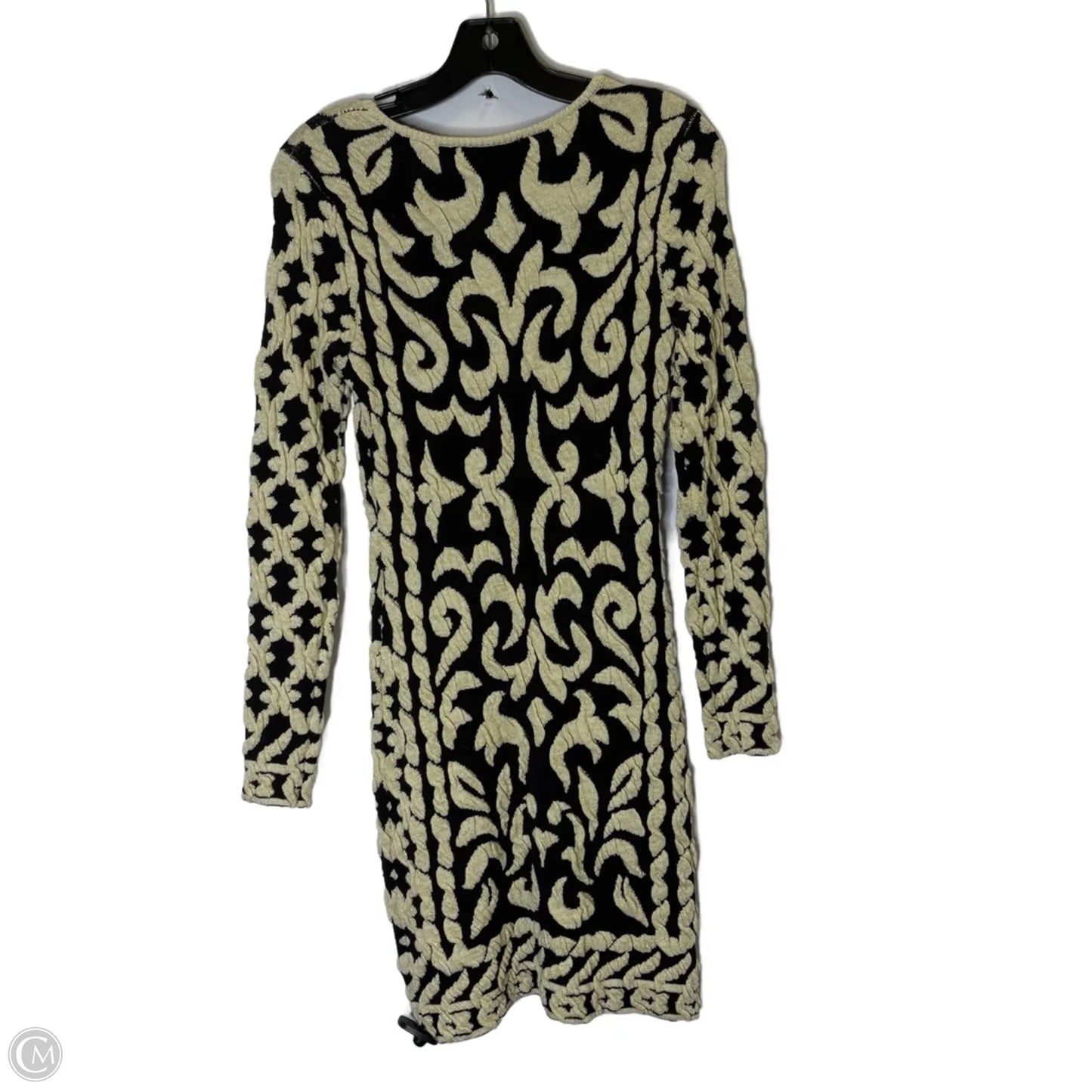 Dress Casual Short By Inc In Black & Cream, Size: Sp