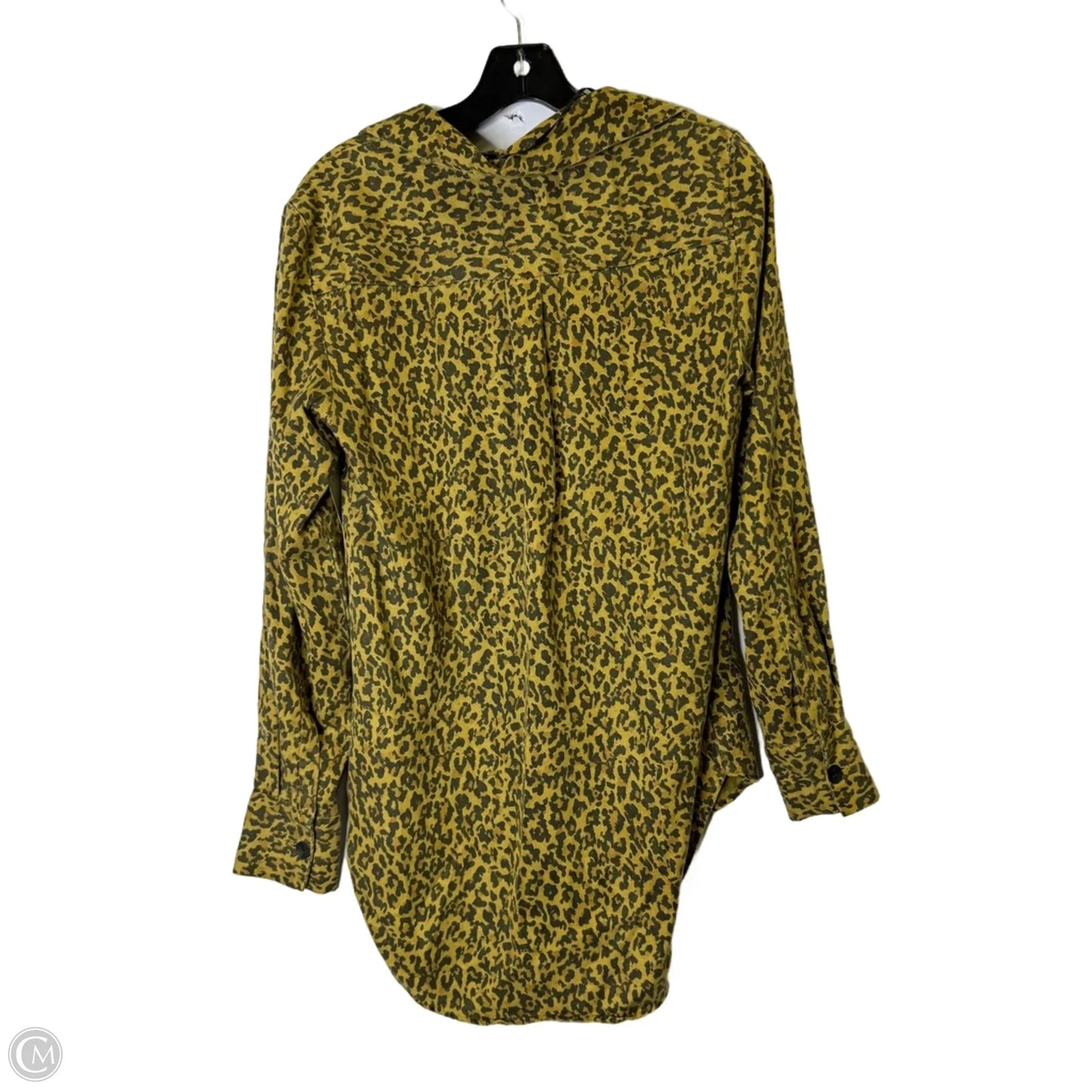 Top Long Sleeve Basic By Zara Women In Animal Print, Size: Xs