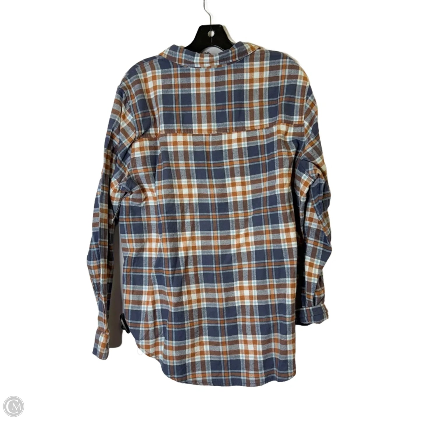 Top Long Sleeve Basic By Universal Thread In Blue, Size: L