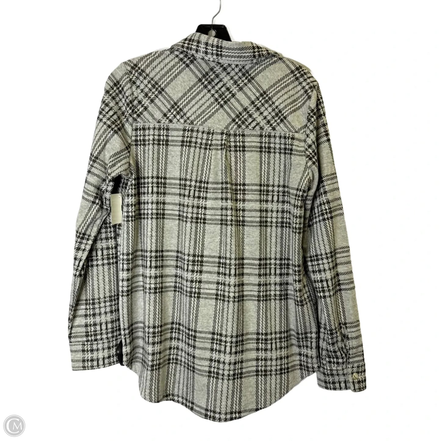 Jacket Shirt By Altard State In Grey, Size: M